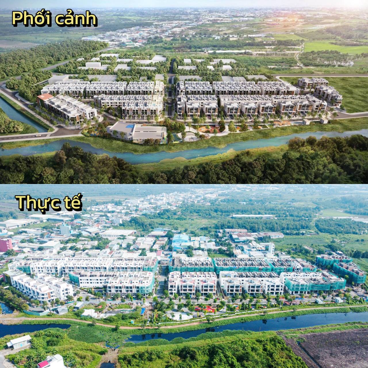 Cập nhật tiến độ nhà phố biệt thự The Meadow Gamuda Bình Chánh. Thực tế đẹp hơn phối luôn ạ!