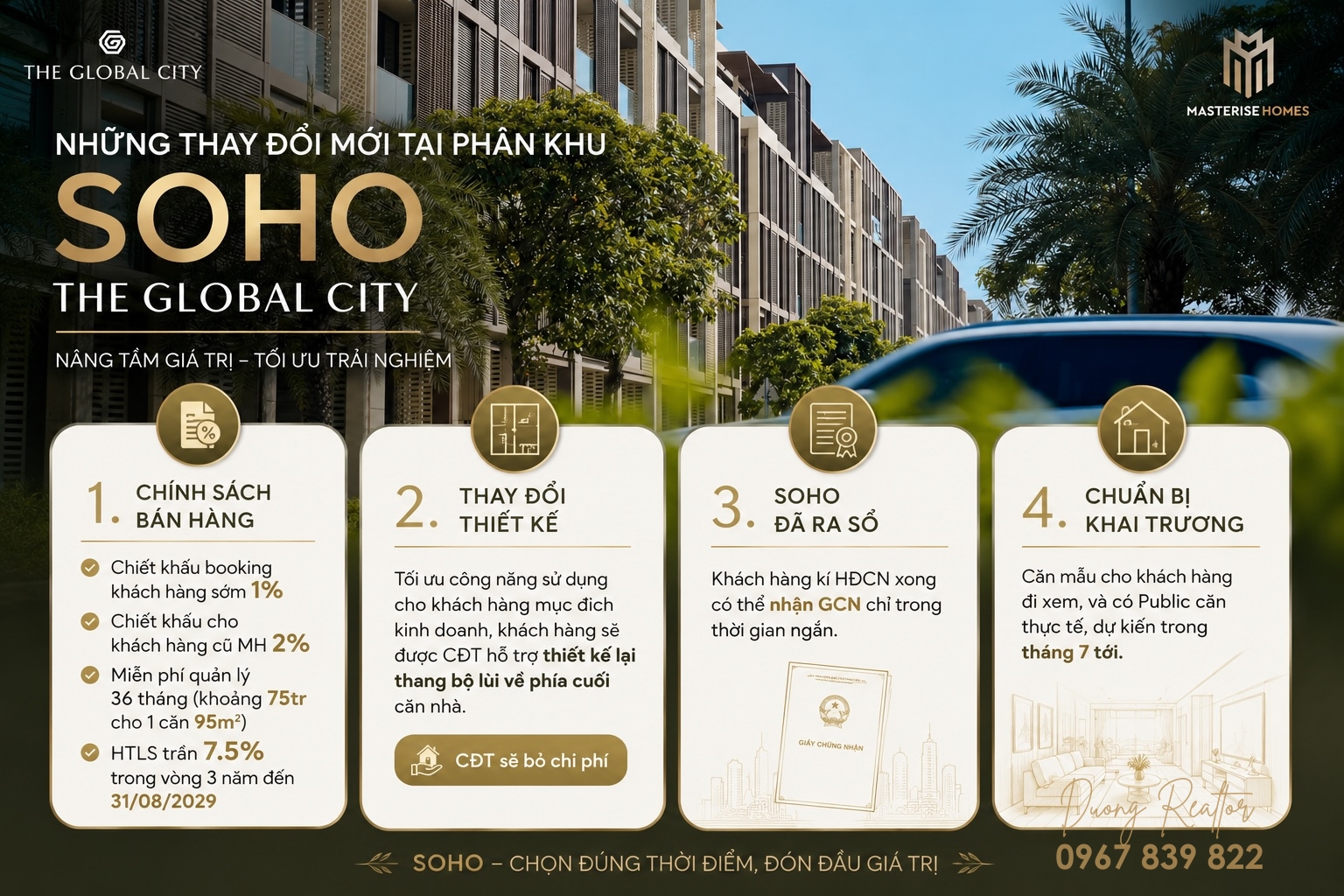 Chính sách bán hàng SOHO mới 2026
