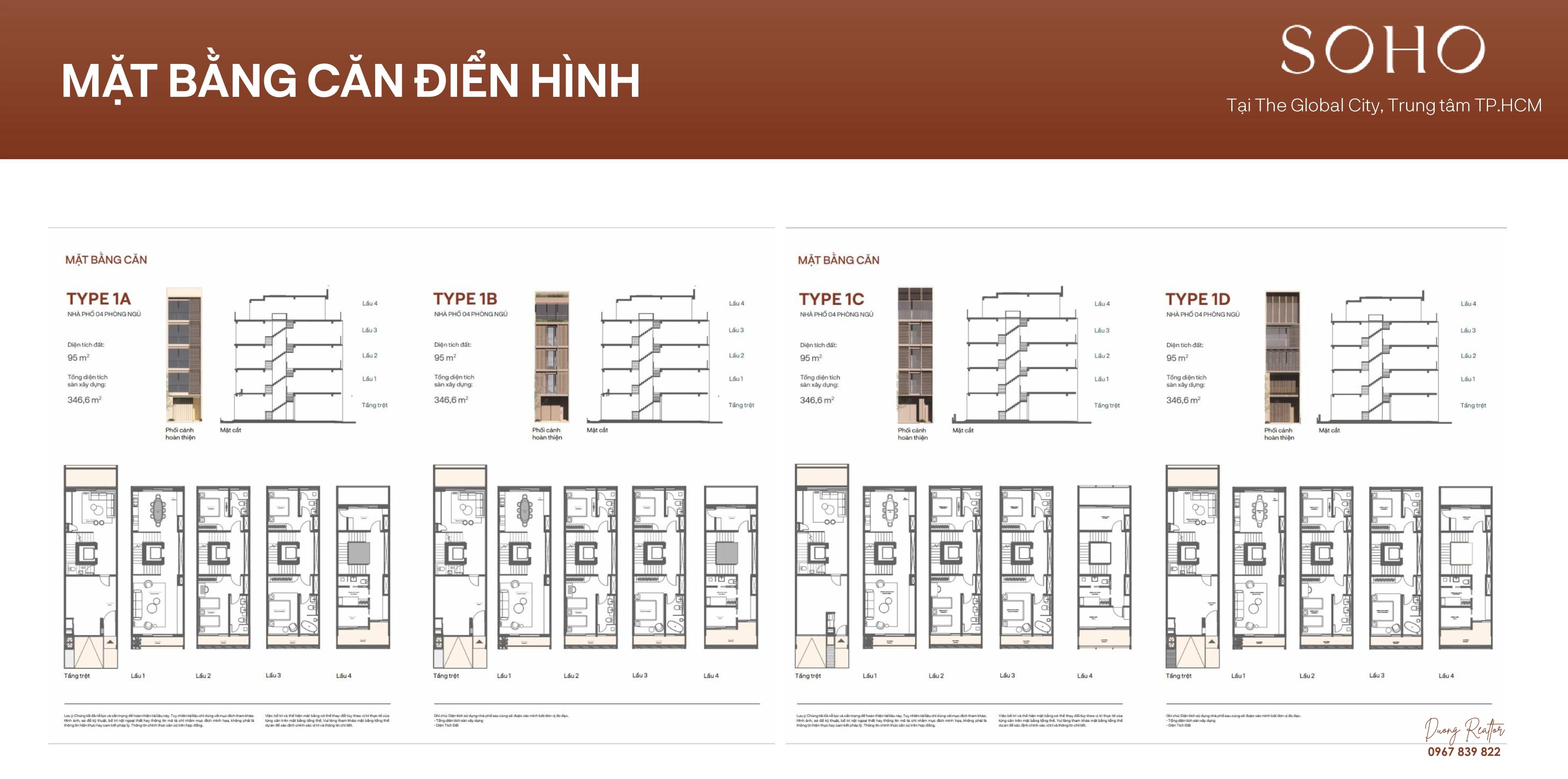 Mặt bằng điển hình SOHO