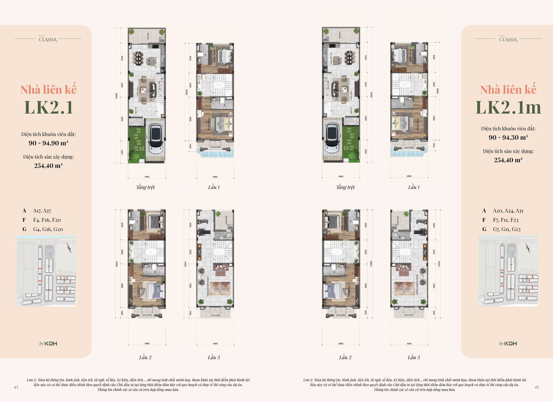 Thiết kế nhà phố G07 Classia Khang Điền