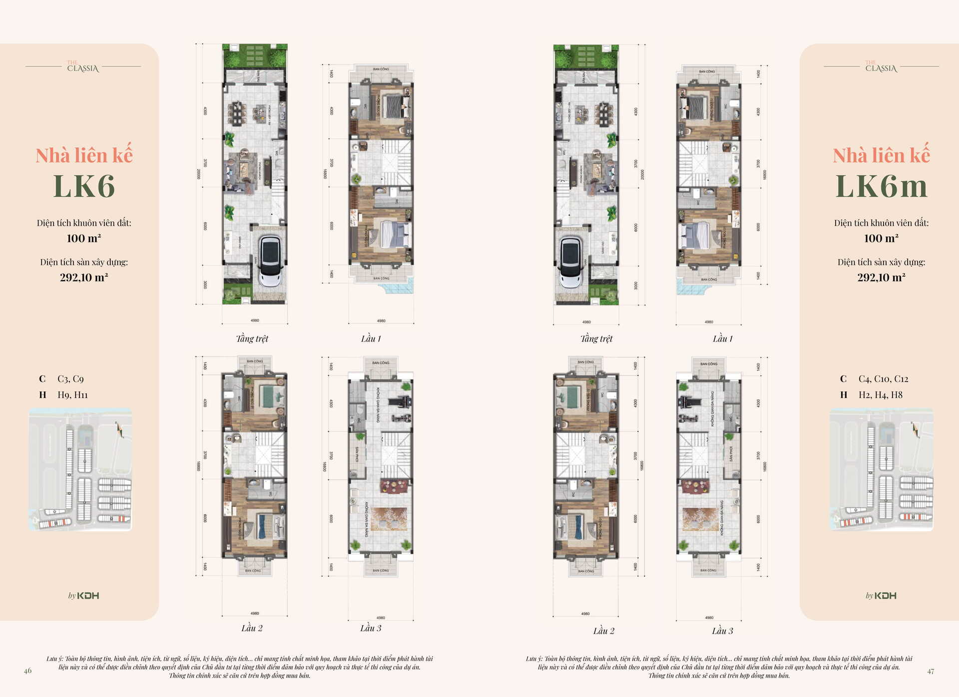 Thiết kế nhà phố H09 Classia Khang Điền 100m2
