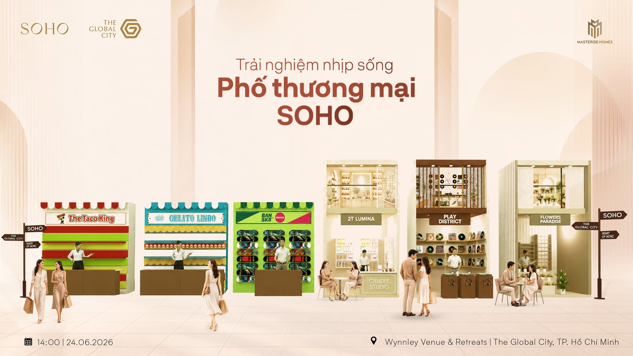 Trải nghiệm phố thương mại SOHO