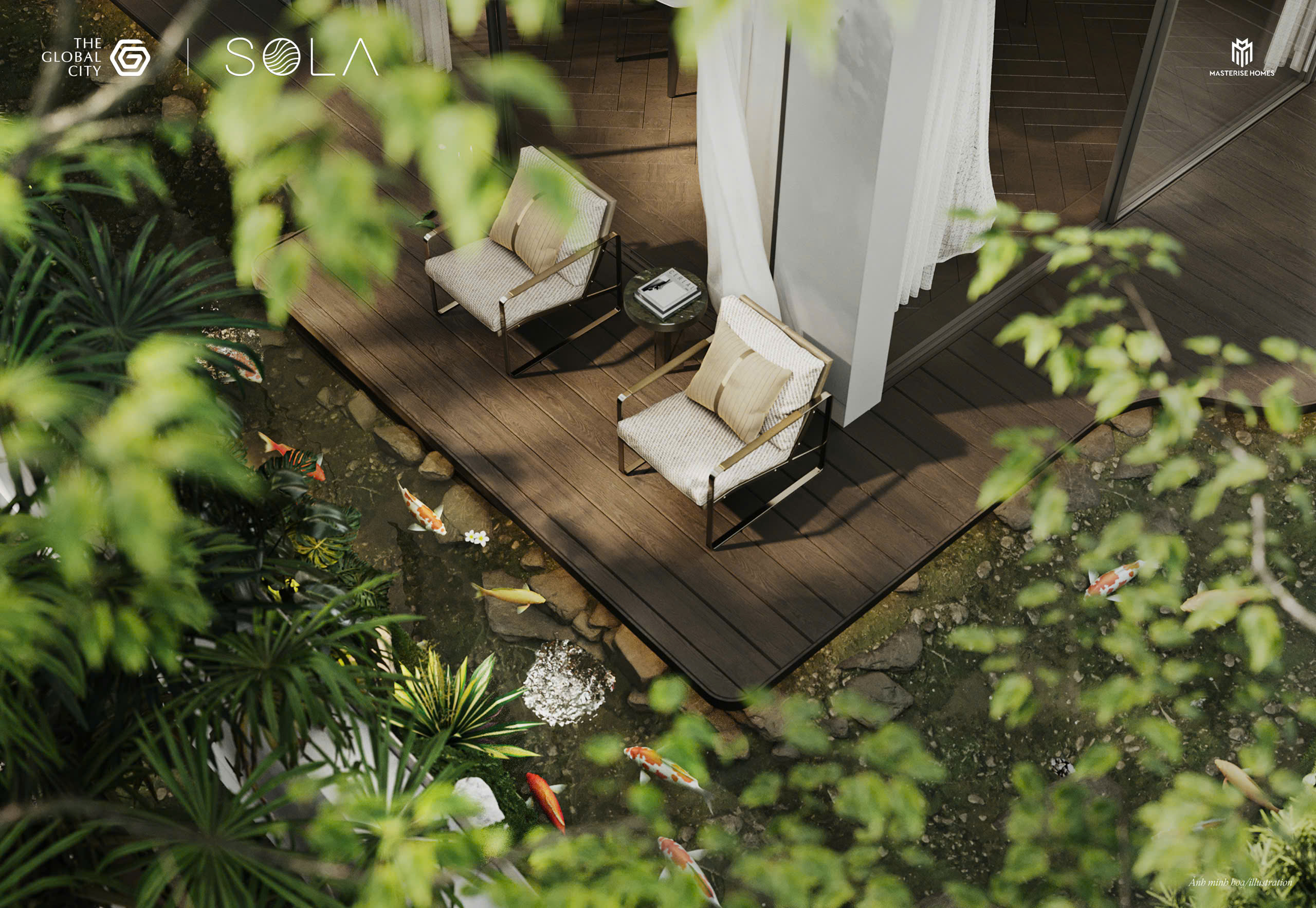 Sở hữu vườn riêng Xanh mát trong chính căn biệt thự Song Lập Sola