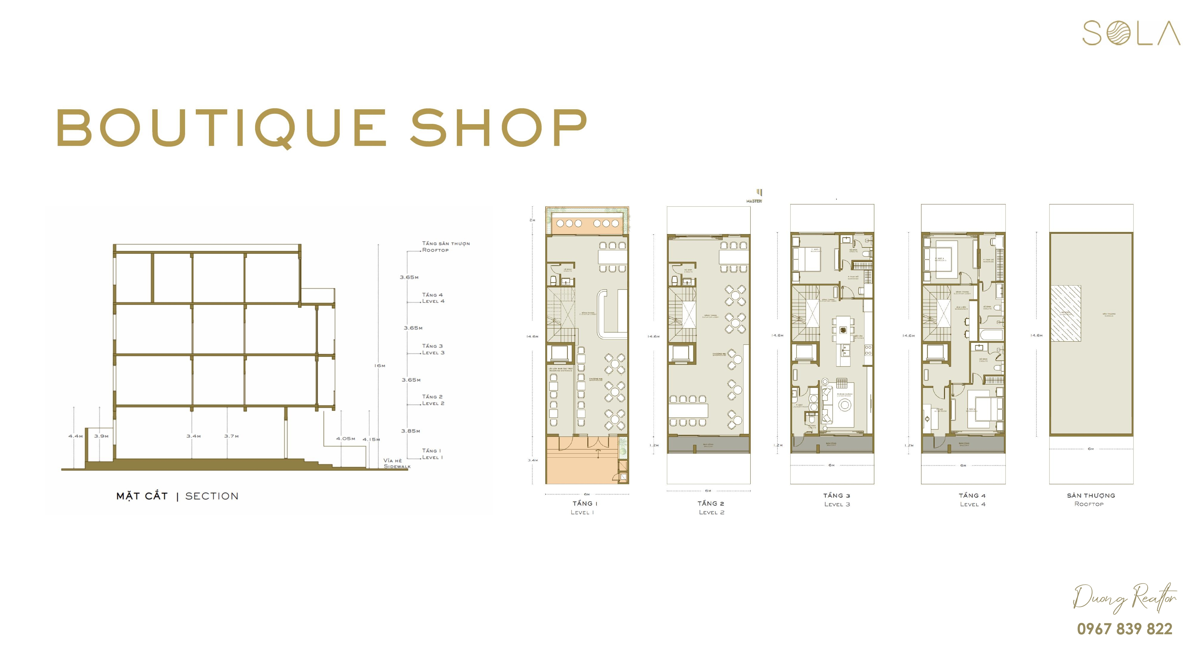 Thiết kế Boutique Shop SOLA