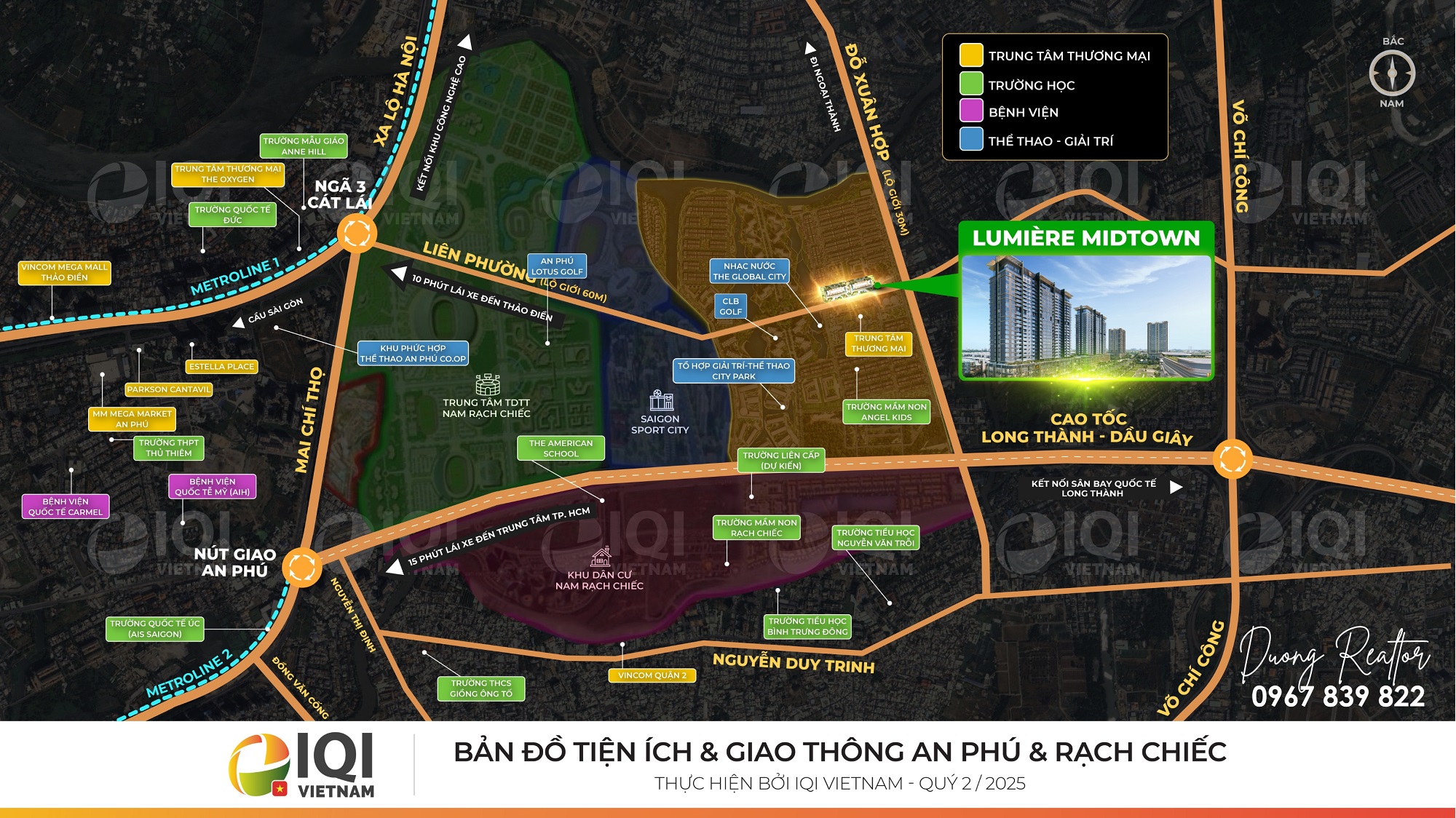 Bản đồ tiện ích Lumiere Midtown