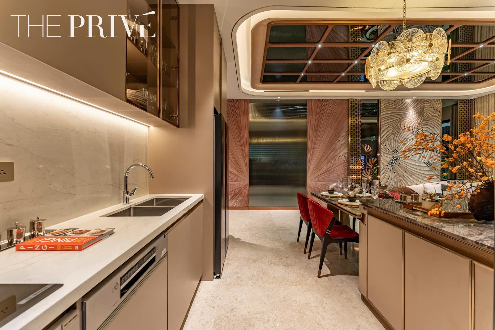 Khu vuc Bếp The Prive