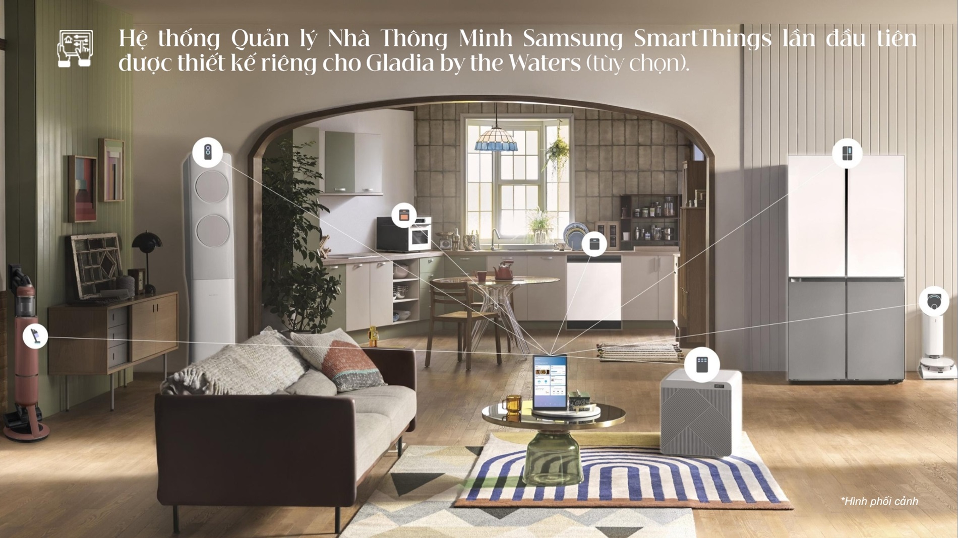 Hệ thống quản lý nhà thông minh Samsung