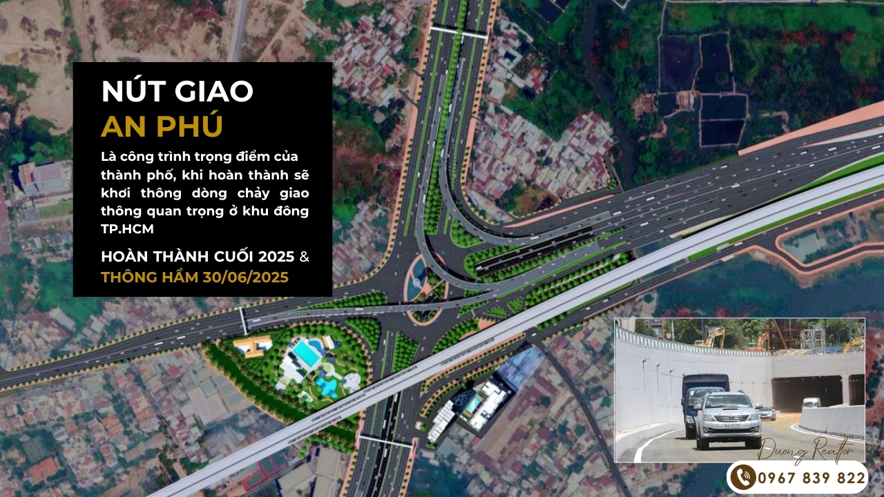 Nút Giao An Phú thông hầm 30.6.2025