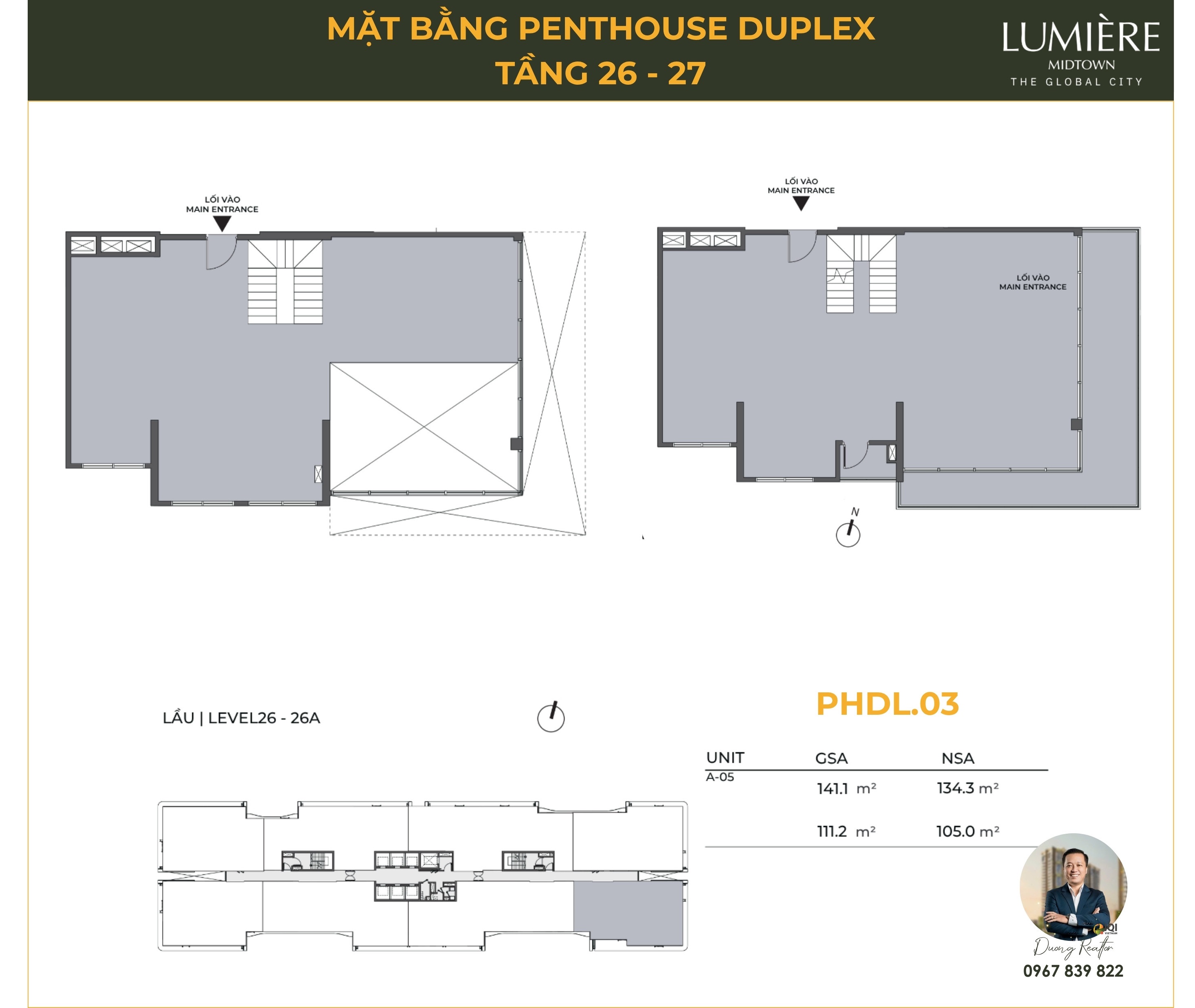 Penthouse Duplex Lumiere Midtown-PHDL.03