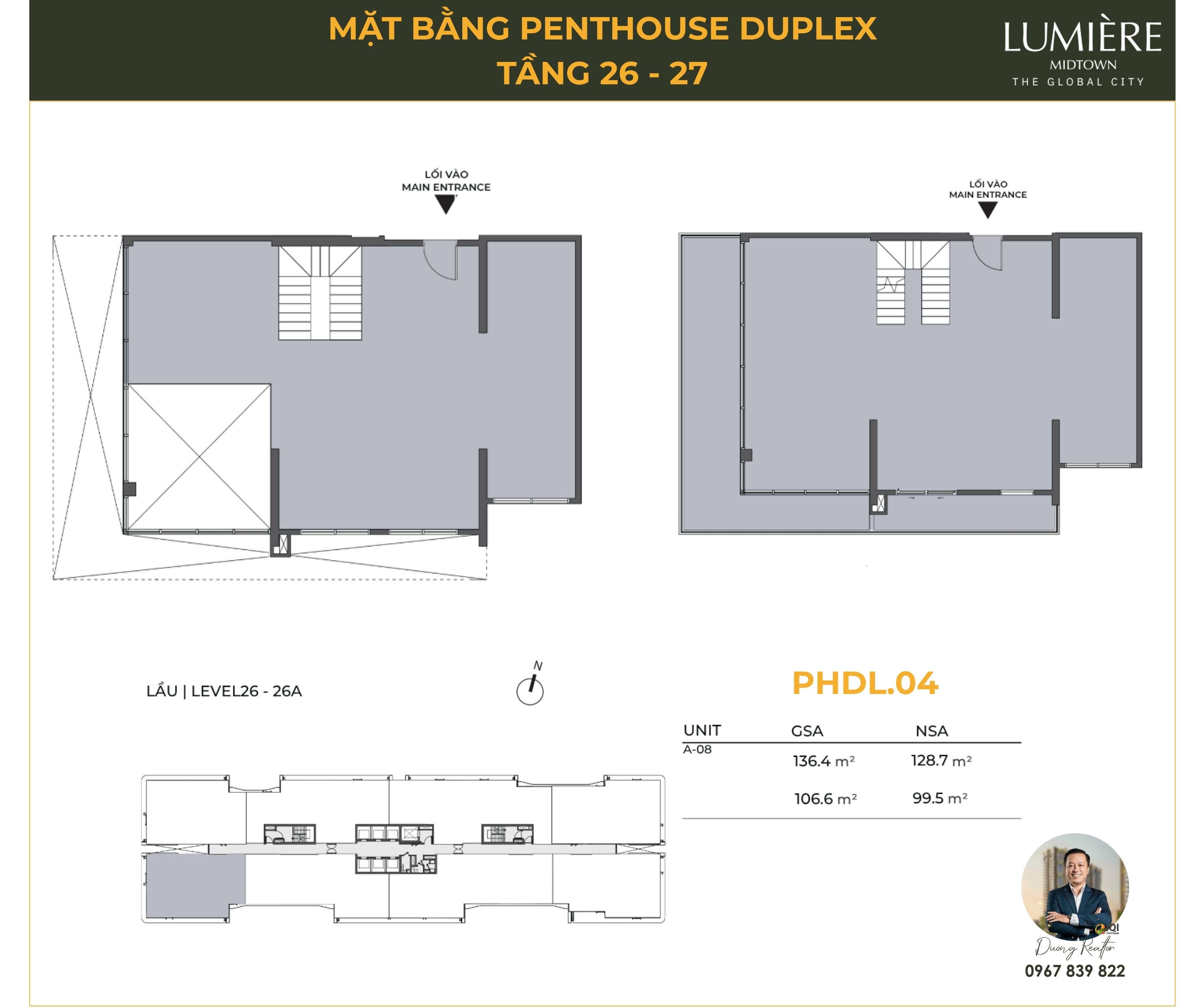 Penthouse Duplex Lumiere Midtown.PHDL.04