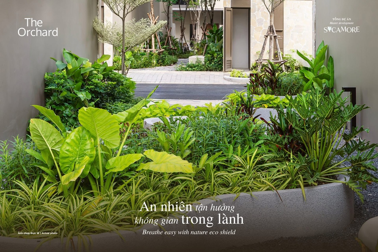 An nhiện tận hưởng không gian trong lành