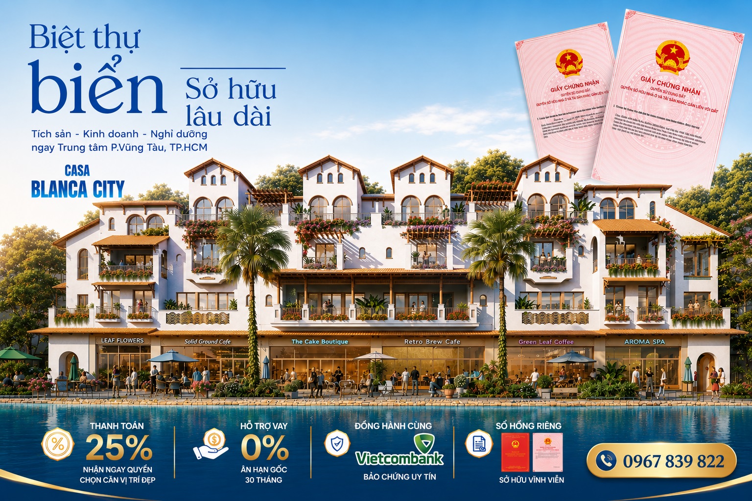 Biệt thự biển Casa sở hữu lâu dài