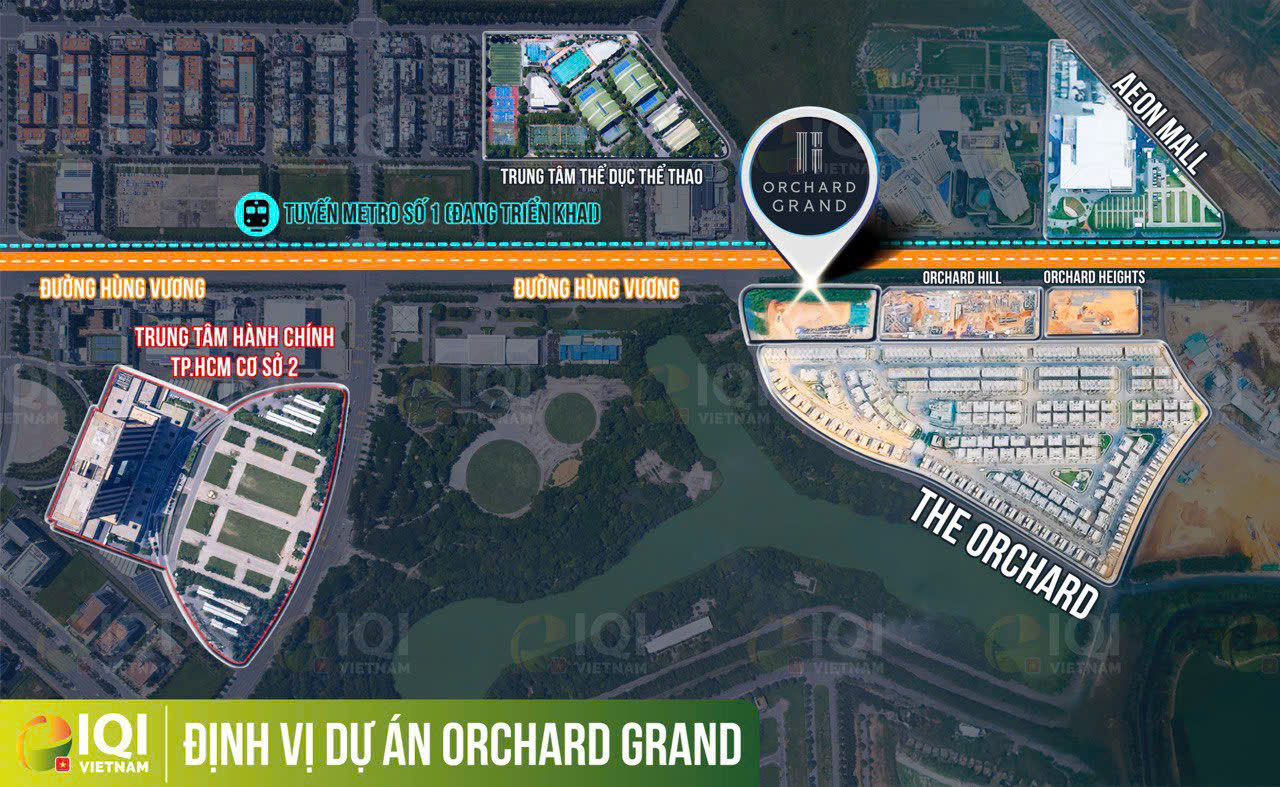 Định vị dự án Orchard Grand