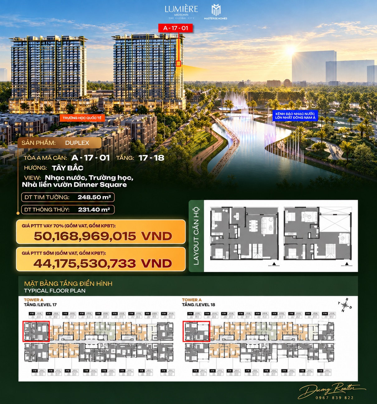 Duplex A.17.01 View nhạc nước