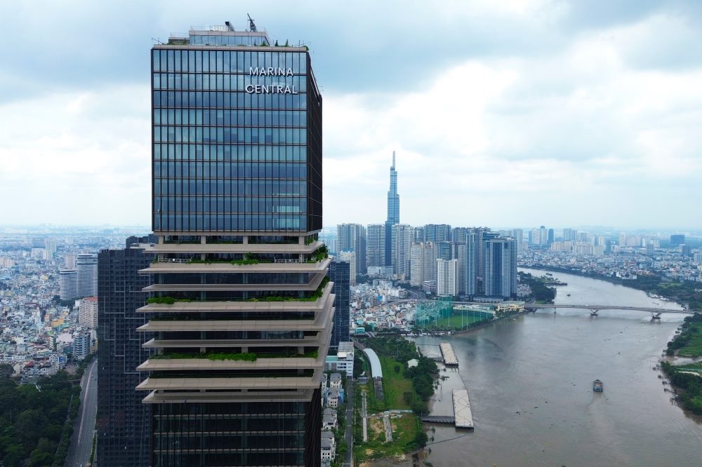 Cận cảnh Saigon Marina Central Tower cao 55 tầng