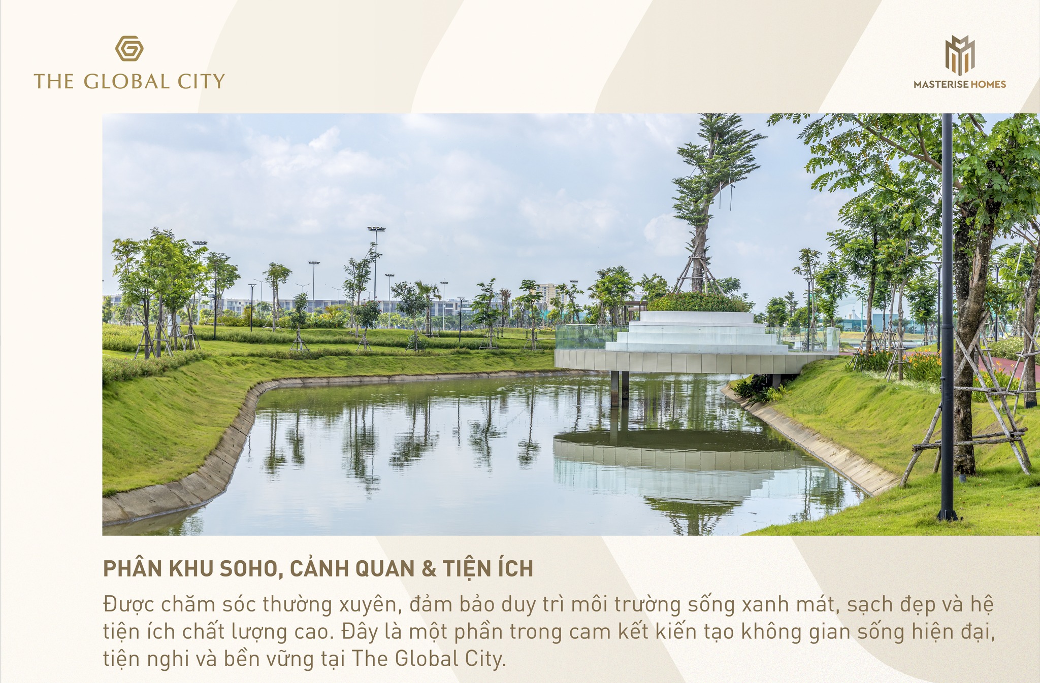 Cảnh quan & tiện ích được chăm sóc thường xuyên, đảm bảo không gian Xanh mát