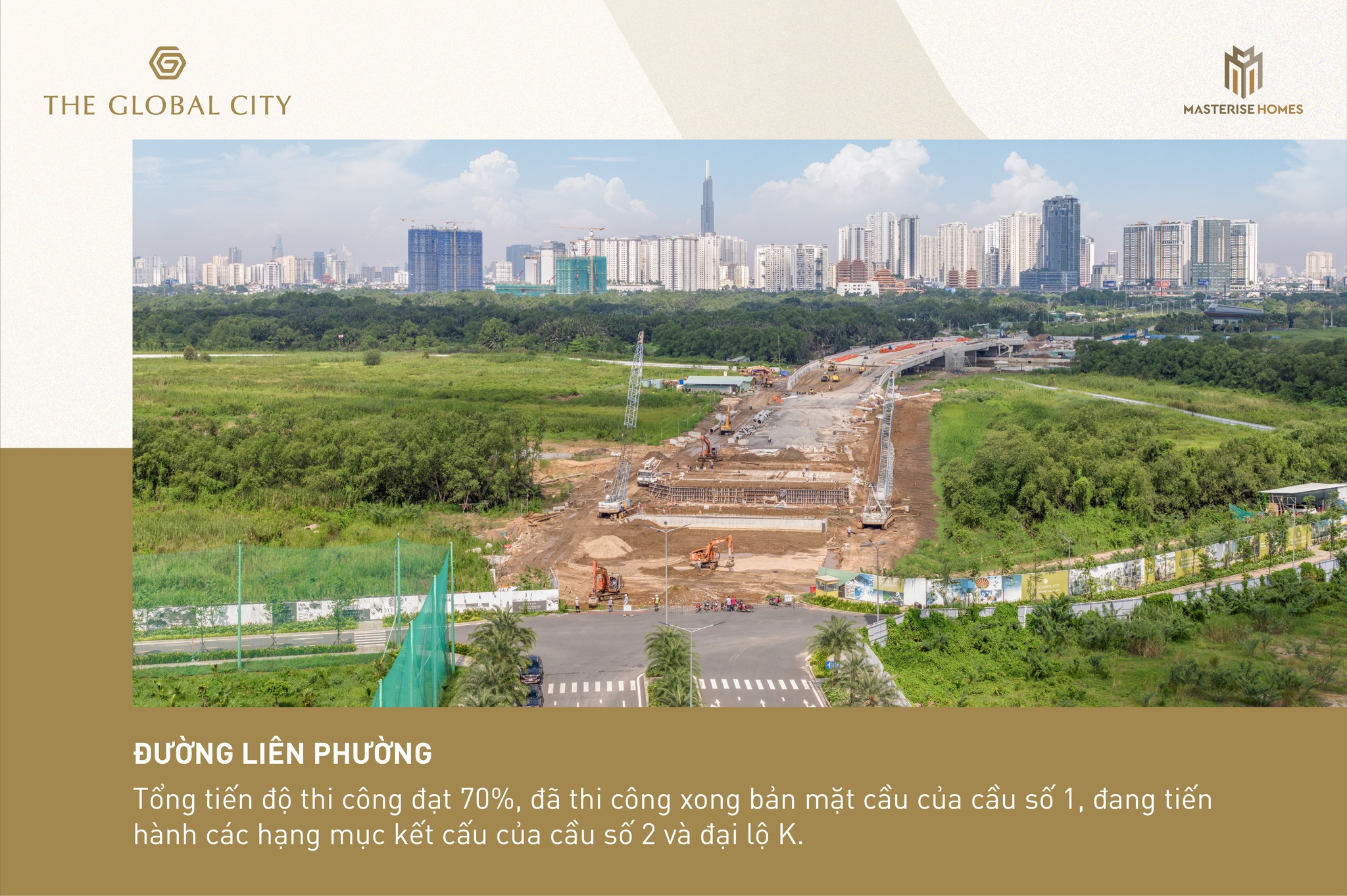 Tiến độ đường Liên Phường tháng 8.2025 thi công đạt 70% khối lượng