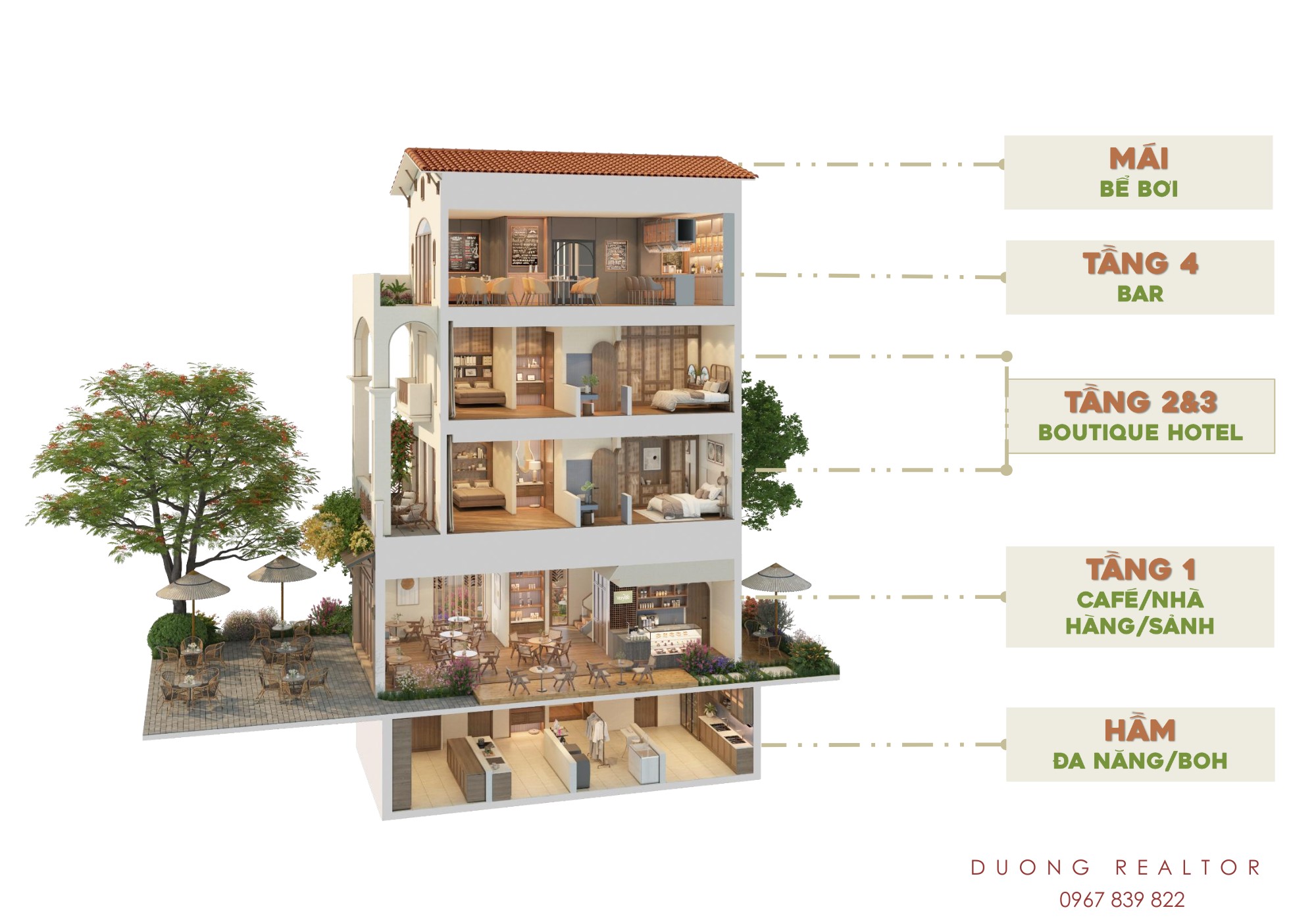 Layout thiết kế Biệt thự Casa