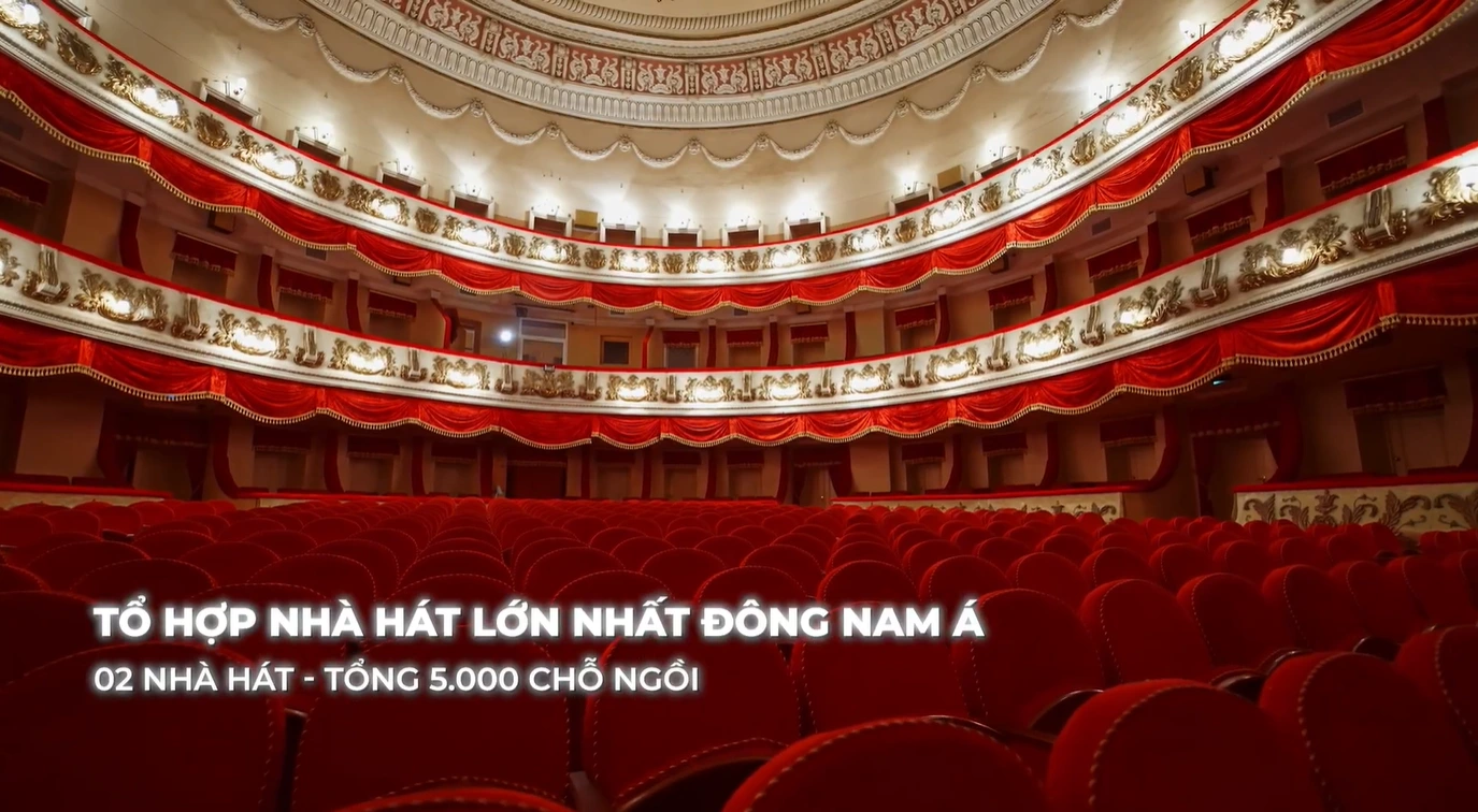 Nhà hát Sóng Xanh Blue Waves lớn nhất Đông Nam Á với 5000 chổ ngồi