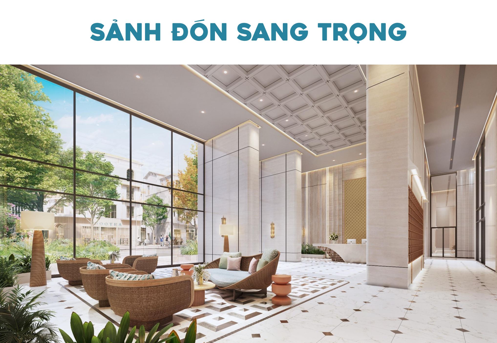 Sảnh đón sang trọng