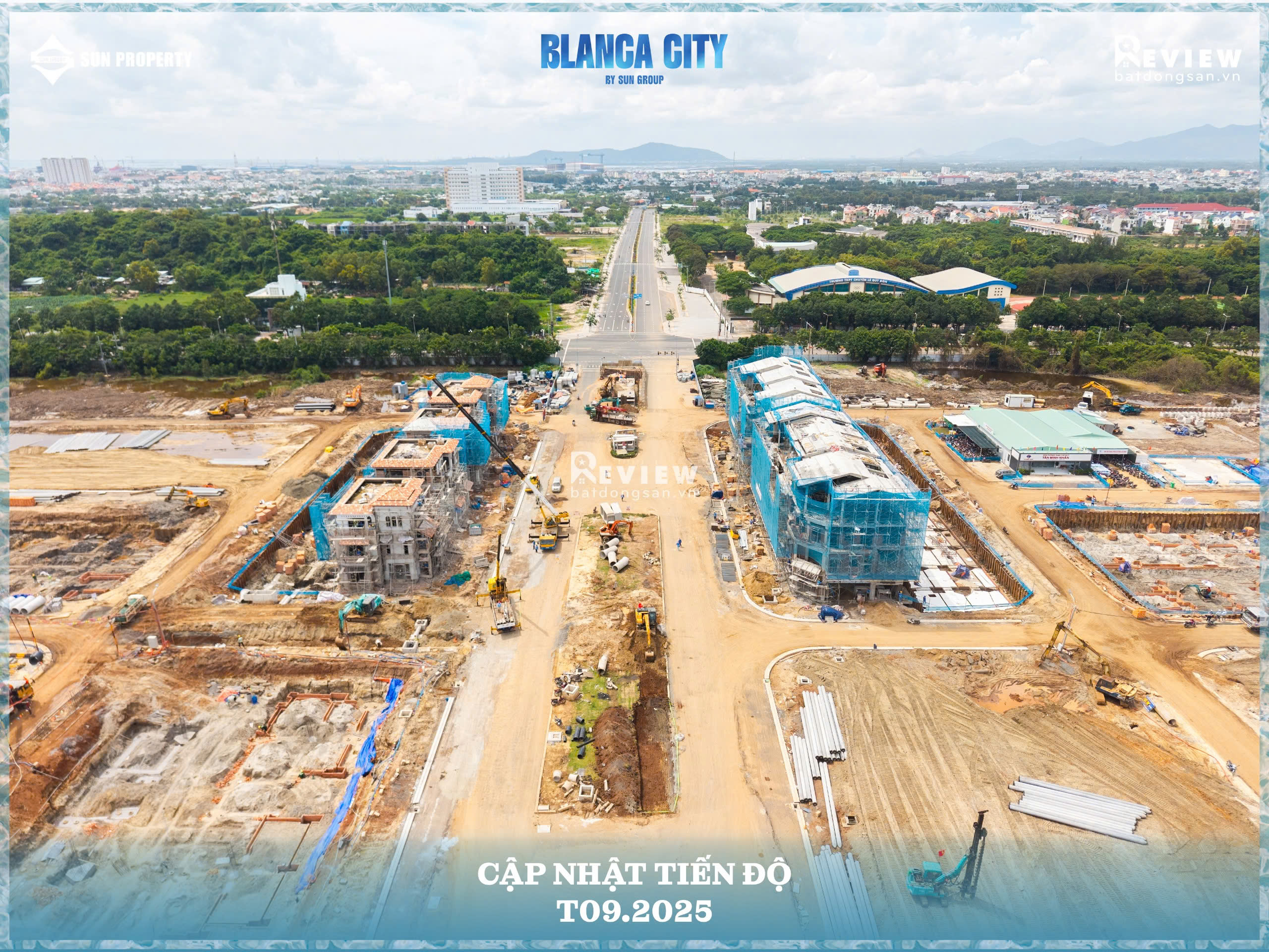 Tiến độ xây dựng Blanca City tháng 9 2025