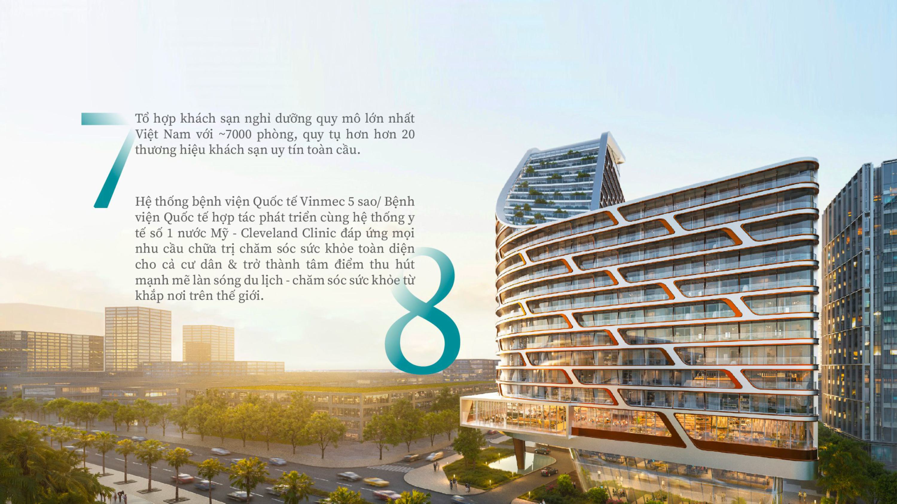 Tổ hợp khách sạn Vinhomes Green Paradise quy mô 7000 phòng