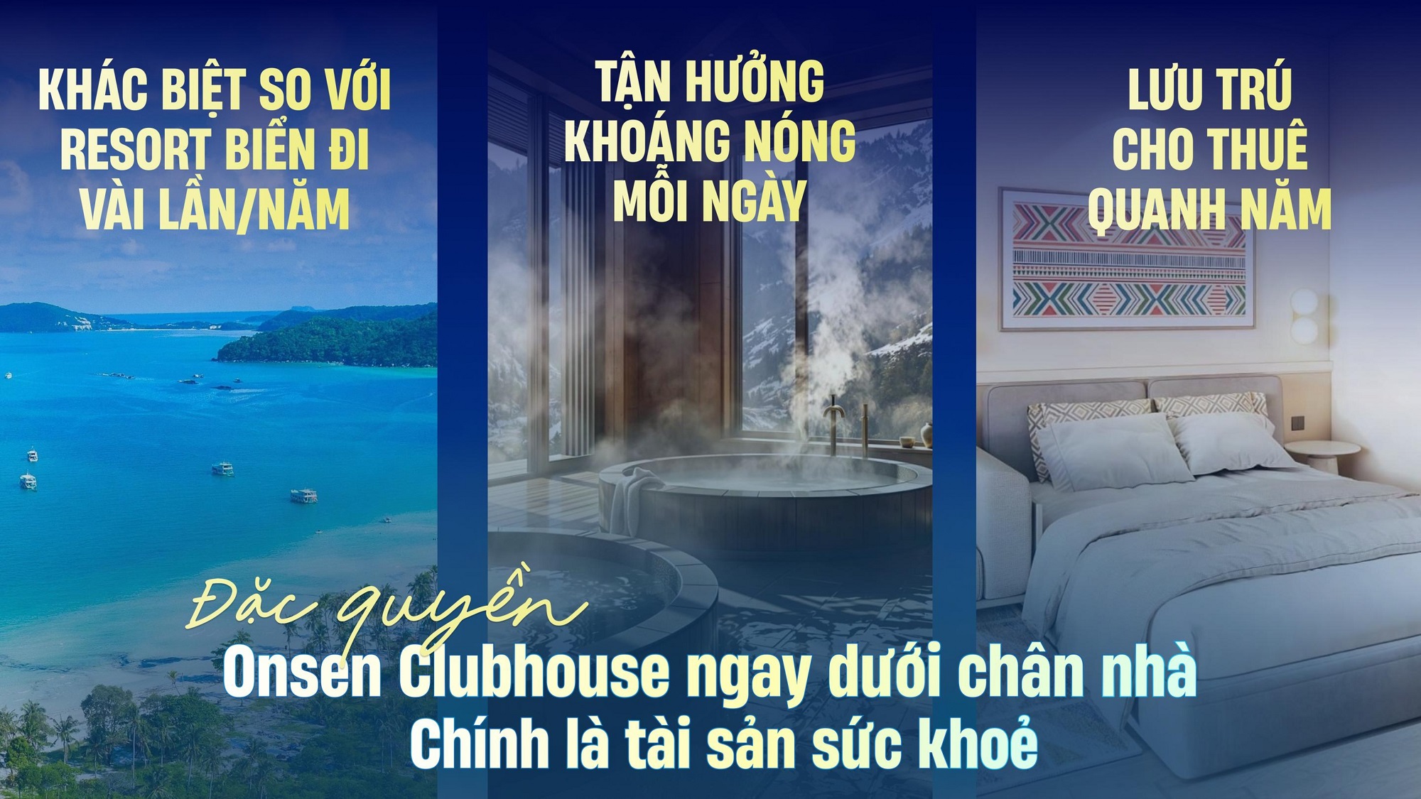 Đặc quyên Onsen Clubhouse ngay dưới chân nhà