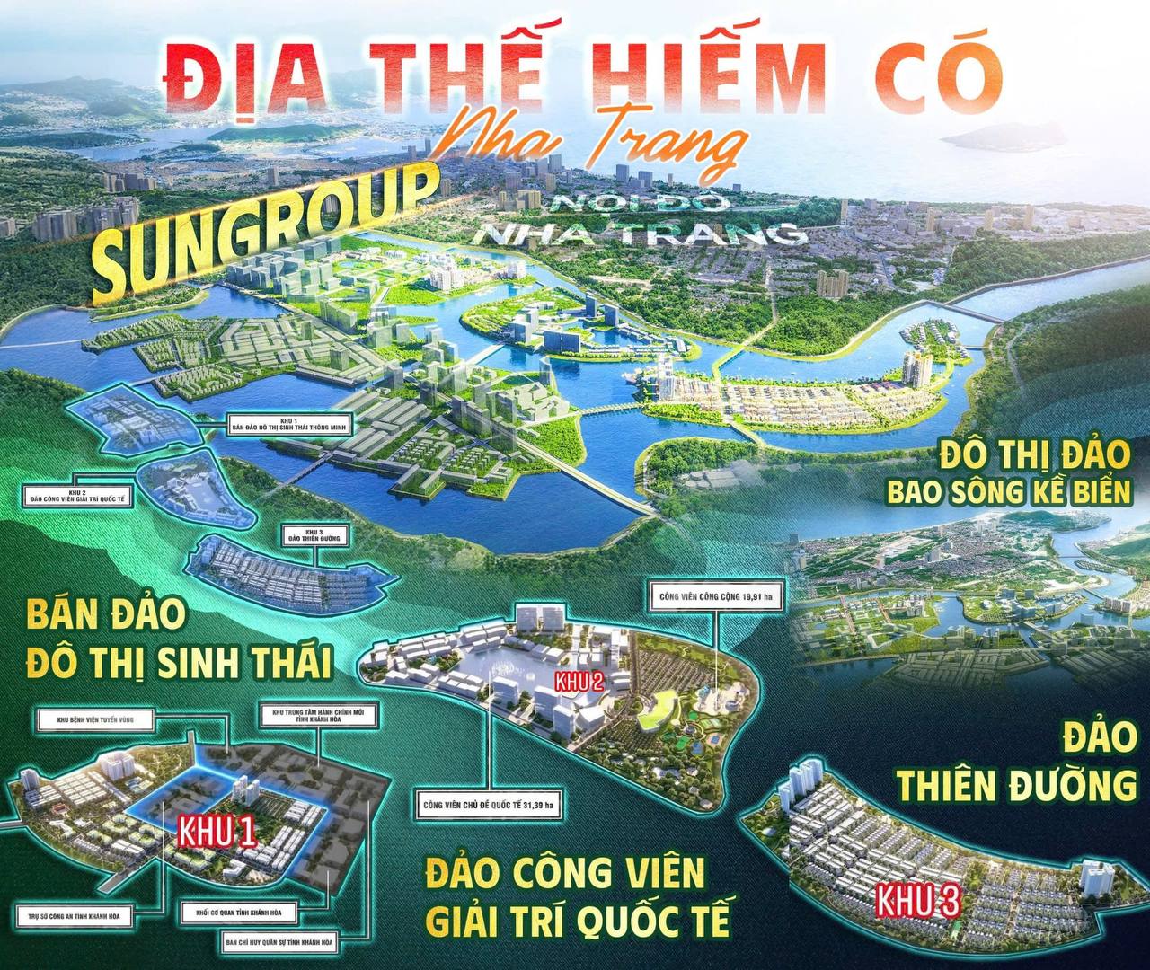 Địa thế hiếm có Sun Nha Trang