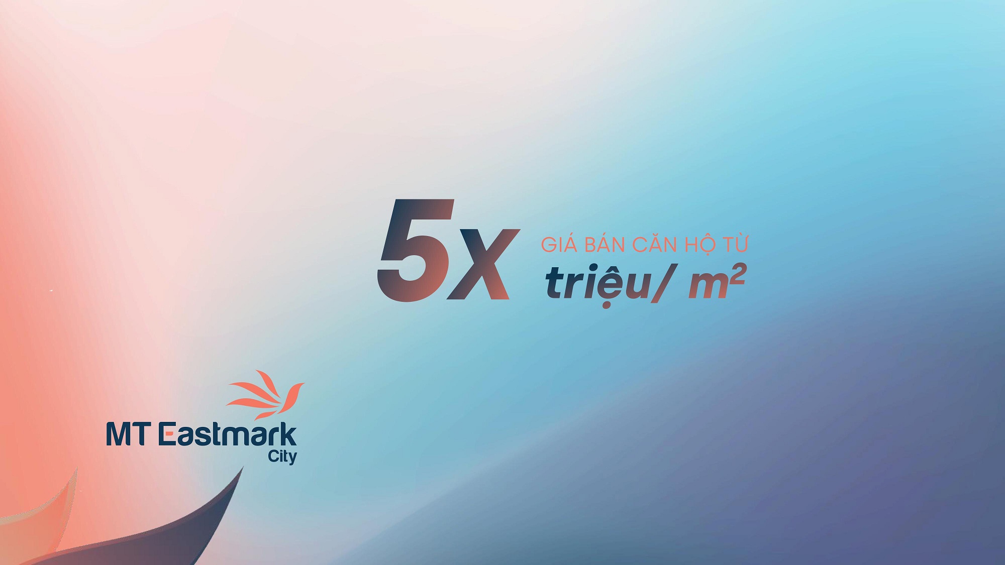 Giá MT EASTMARK CITY chỉ từ 5x triệu/m2