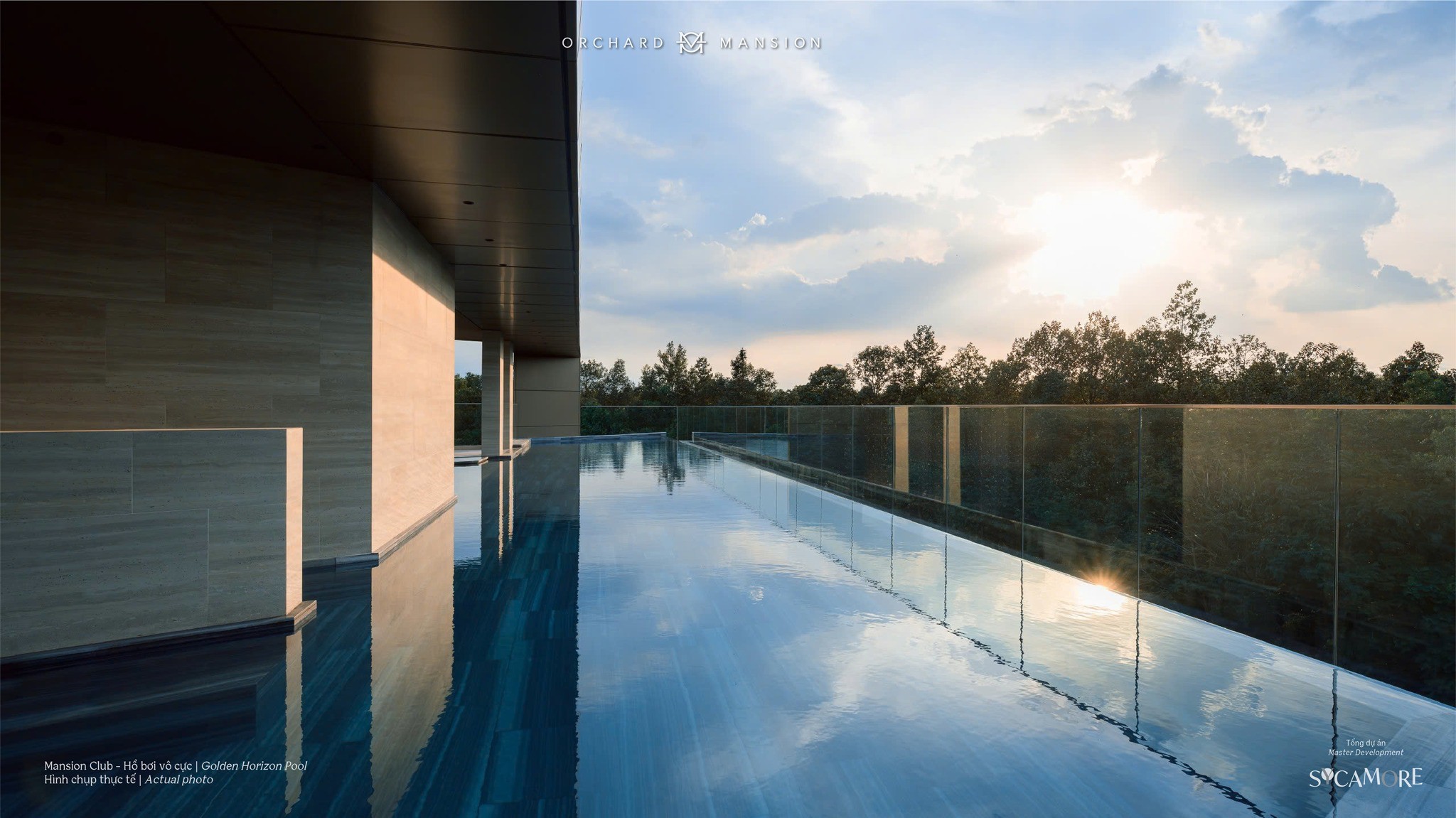 Hình thực tế Hồ Bơi Vô Cực Mansion Club