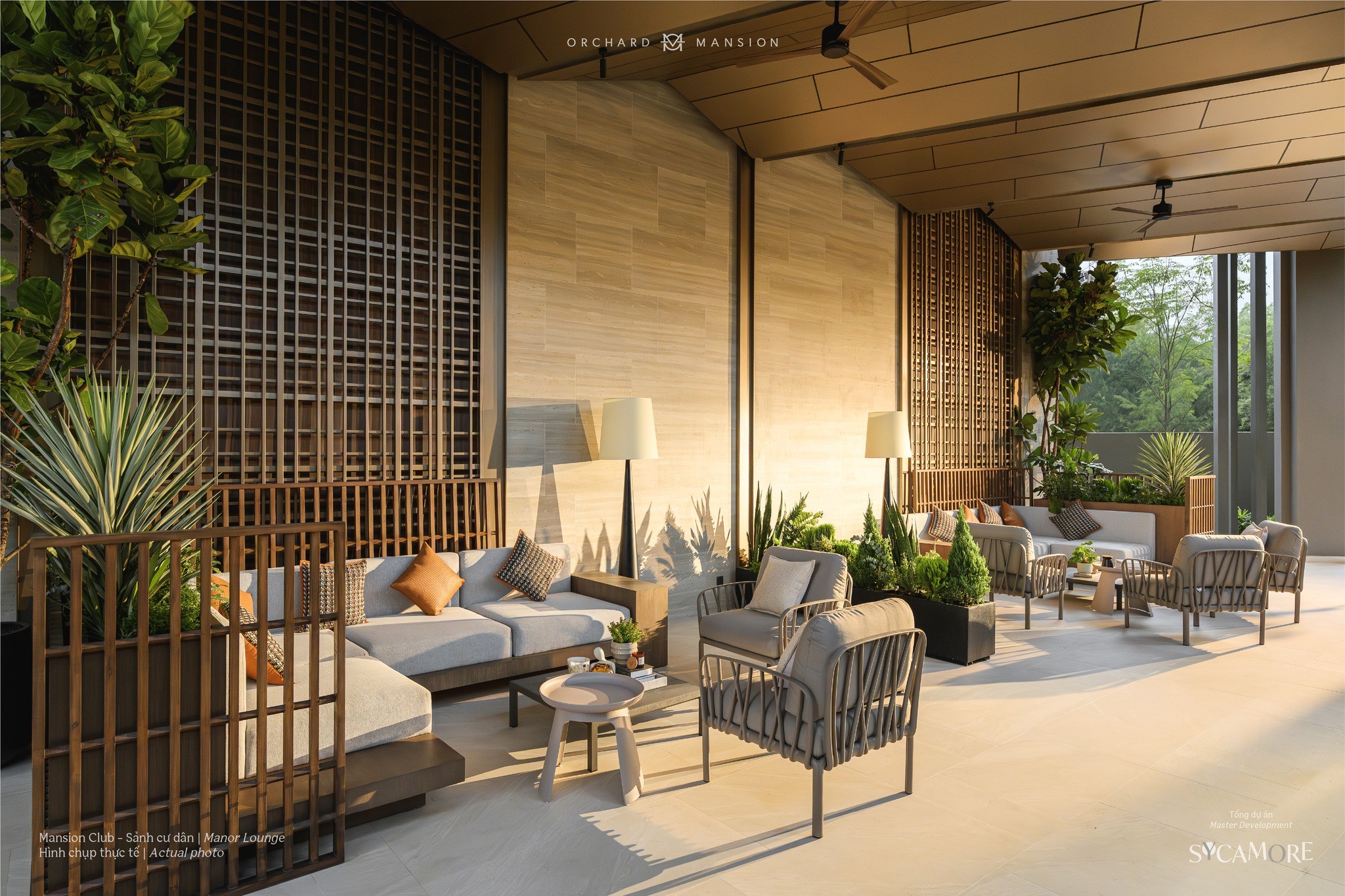 Hình thực tế Sảnh cư dân Mansion Club