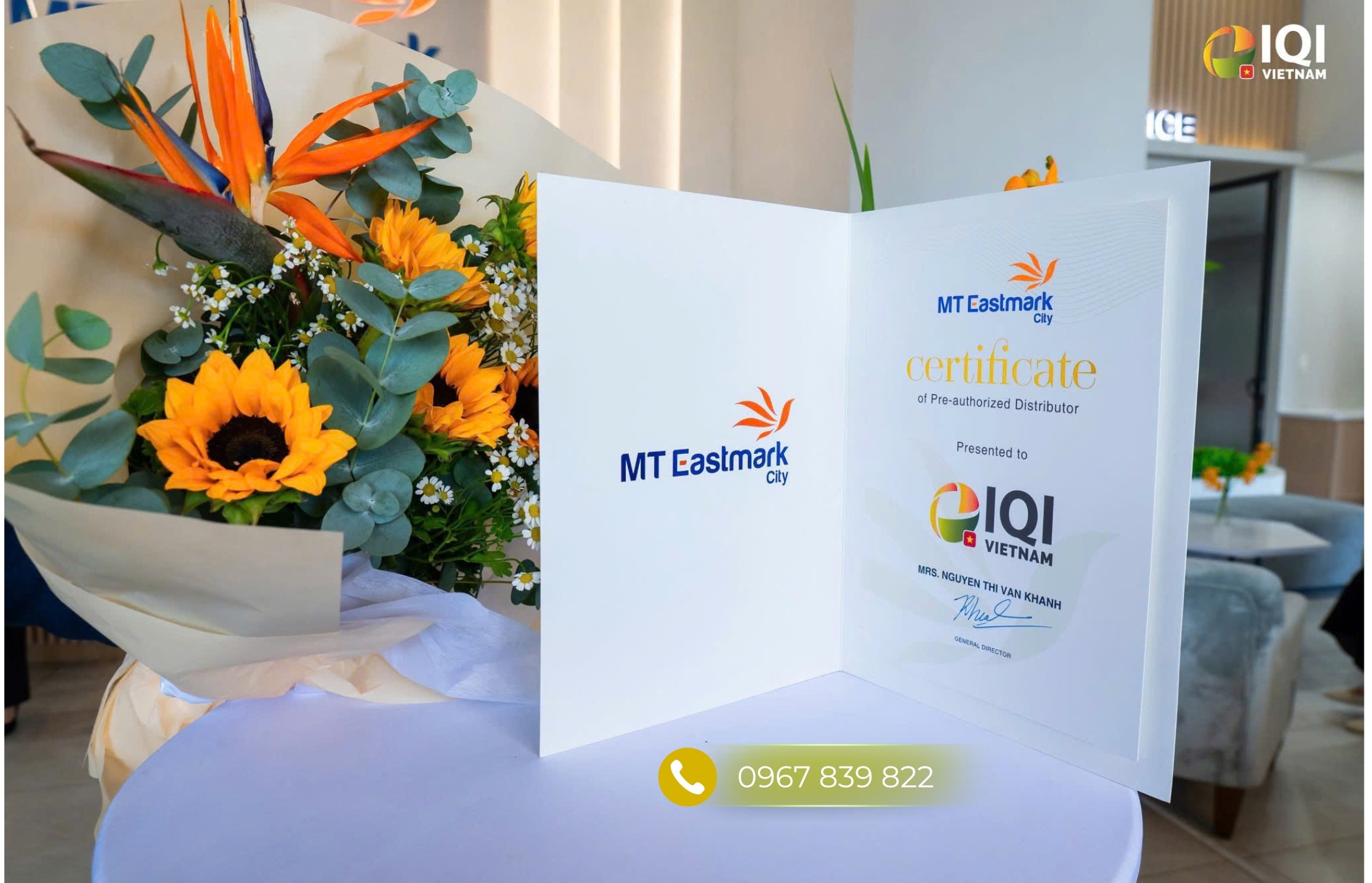 IQI Việt Nam đối tác phân phối chiến lược dự án MT Eastmark City Gamuda