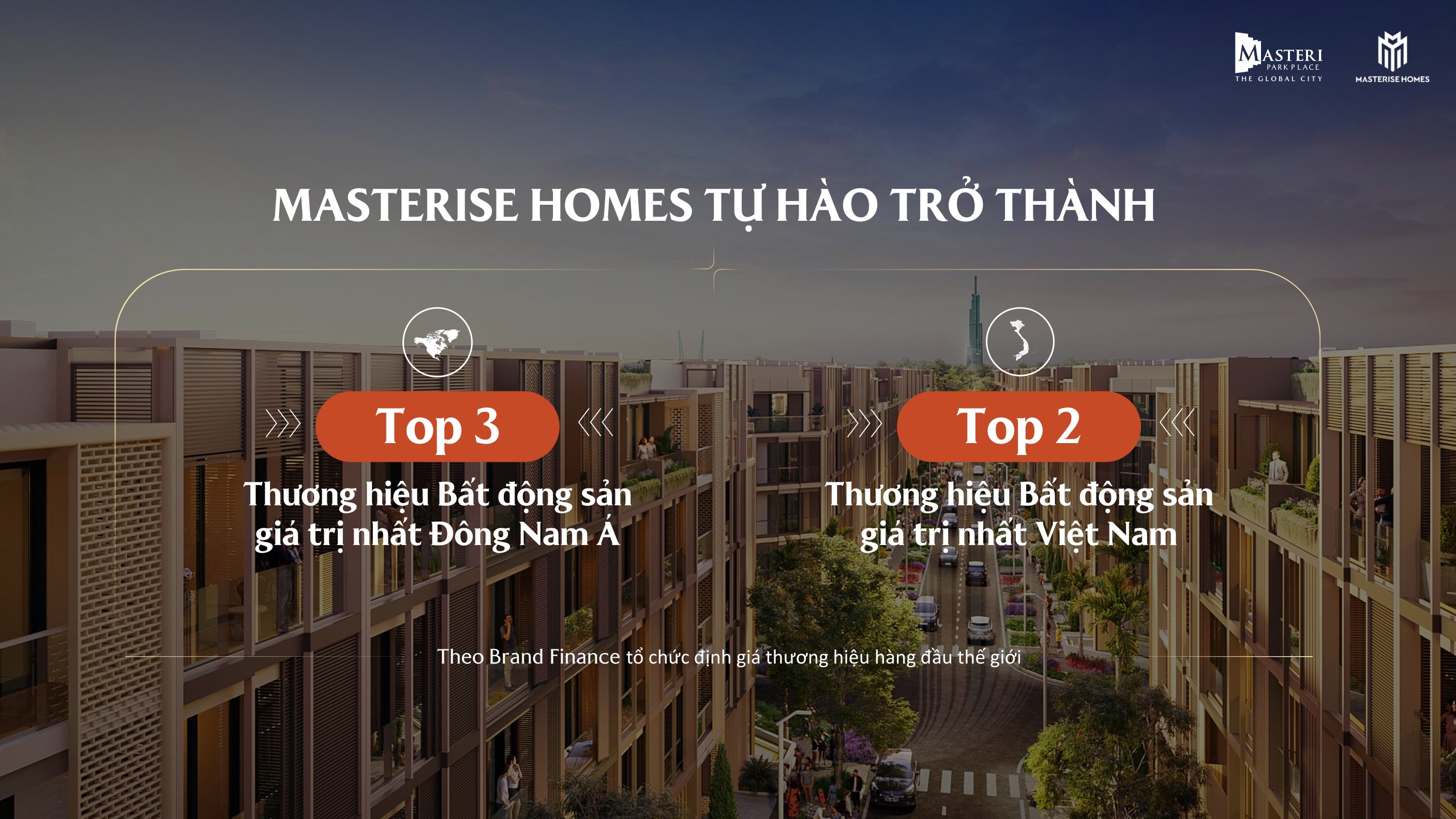 Masterise Homes tự hào là thương hiệu BĐS giá trị top 3 Đông Nam Á