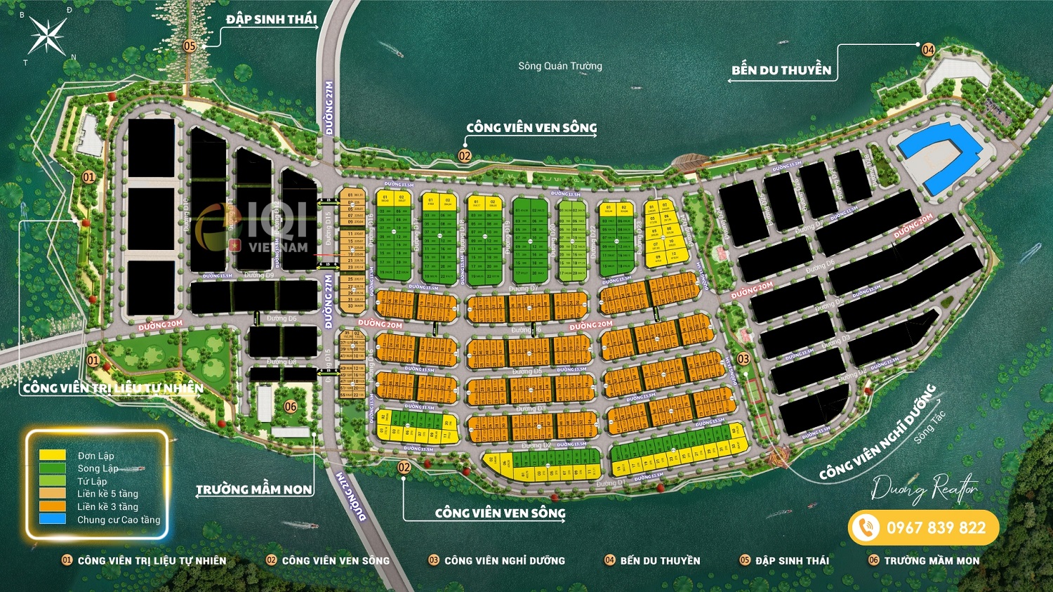 Mặt bằng Đảo Uptown Charmora City mở bán đầu tiên