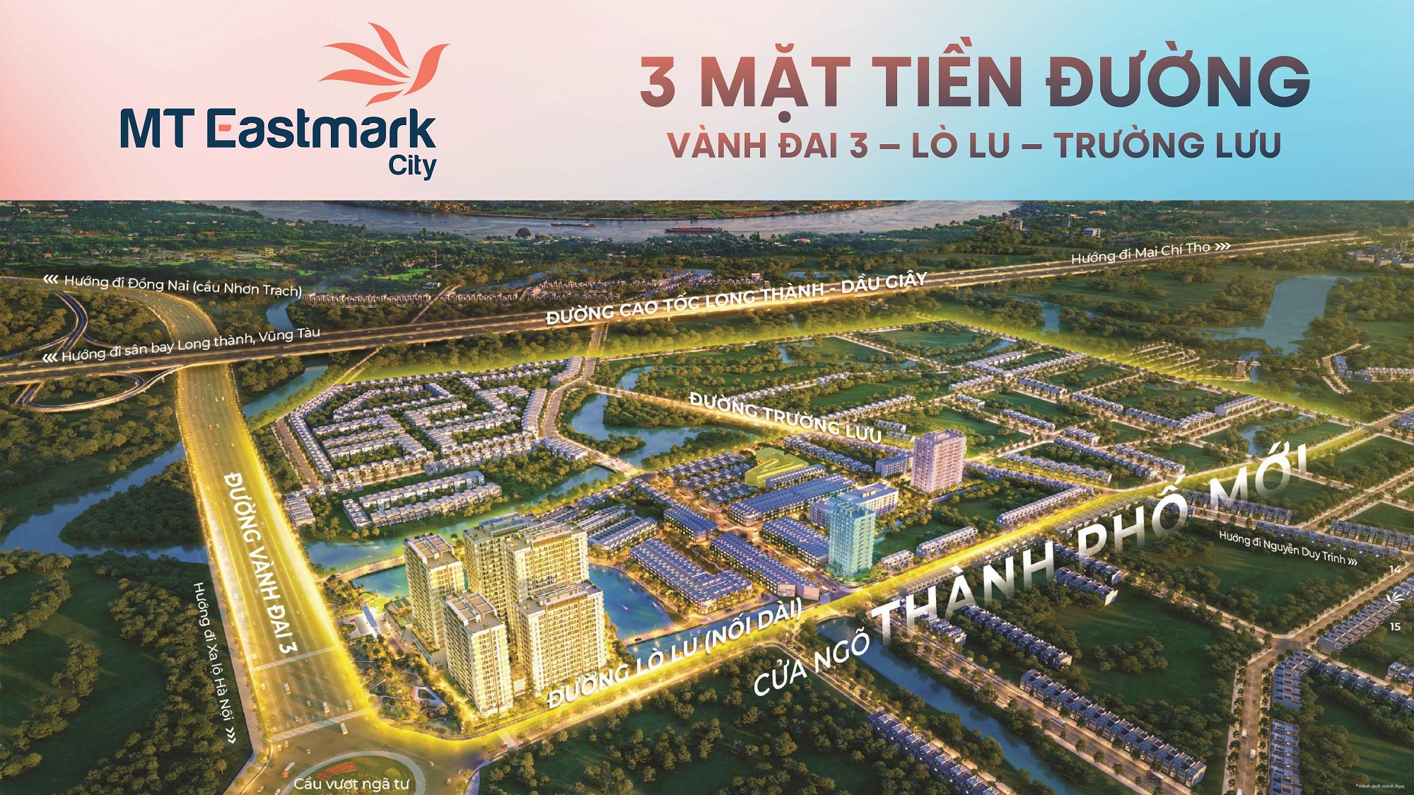 MT EASTMARK CITY mat tien duong lon