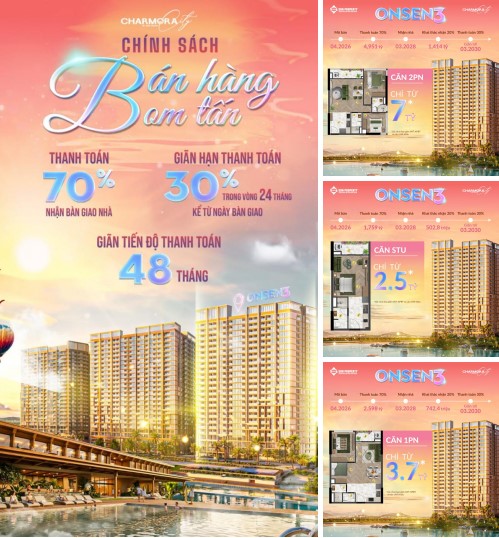The Onsen 3 - Tòa Onsen cuối cùng chuẩn bị mở bán với chính sách KHỦNG