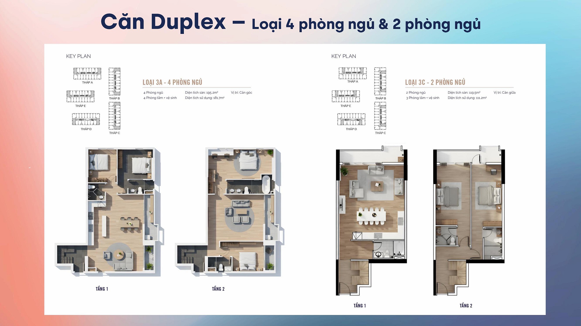 Thiết kế căn hộ Duplex MT Eastamrk City
