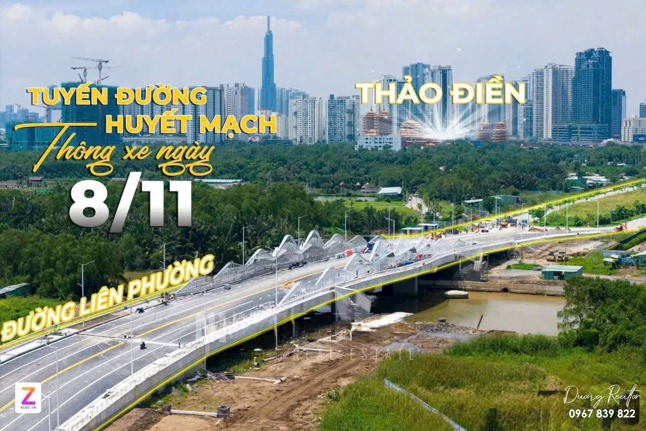Đường Liên Phường chính thức thông xe vào 8/11/2025