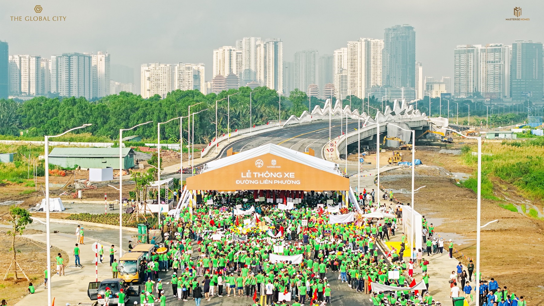 Lễ thông xe đường Liên Phường vào sáng ngày 08/11