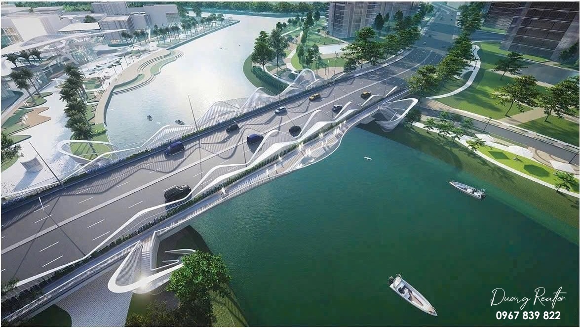 Phối cảnh Cầu Liên Phường