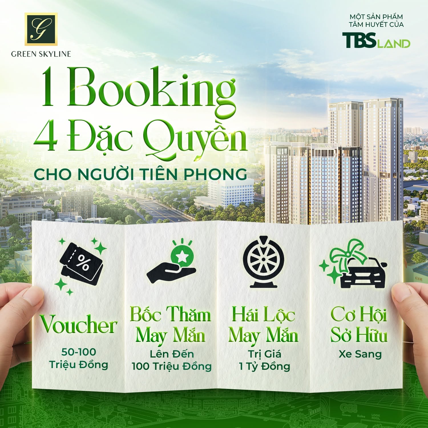 1 booking 4 đặc quyền