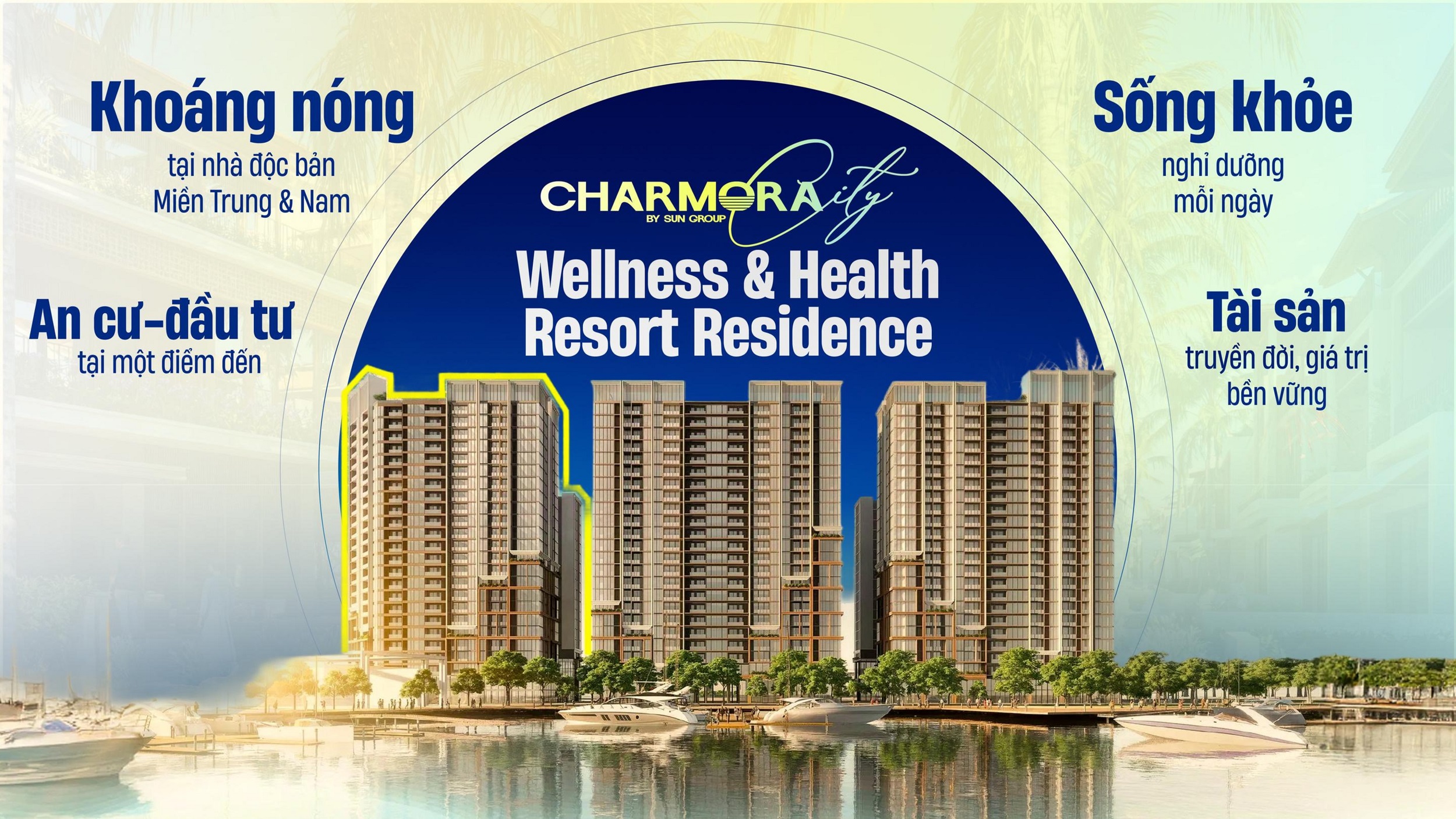 Căn hộ khoáng nóng The Onsen 1 Charmora City Nha Trang