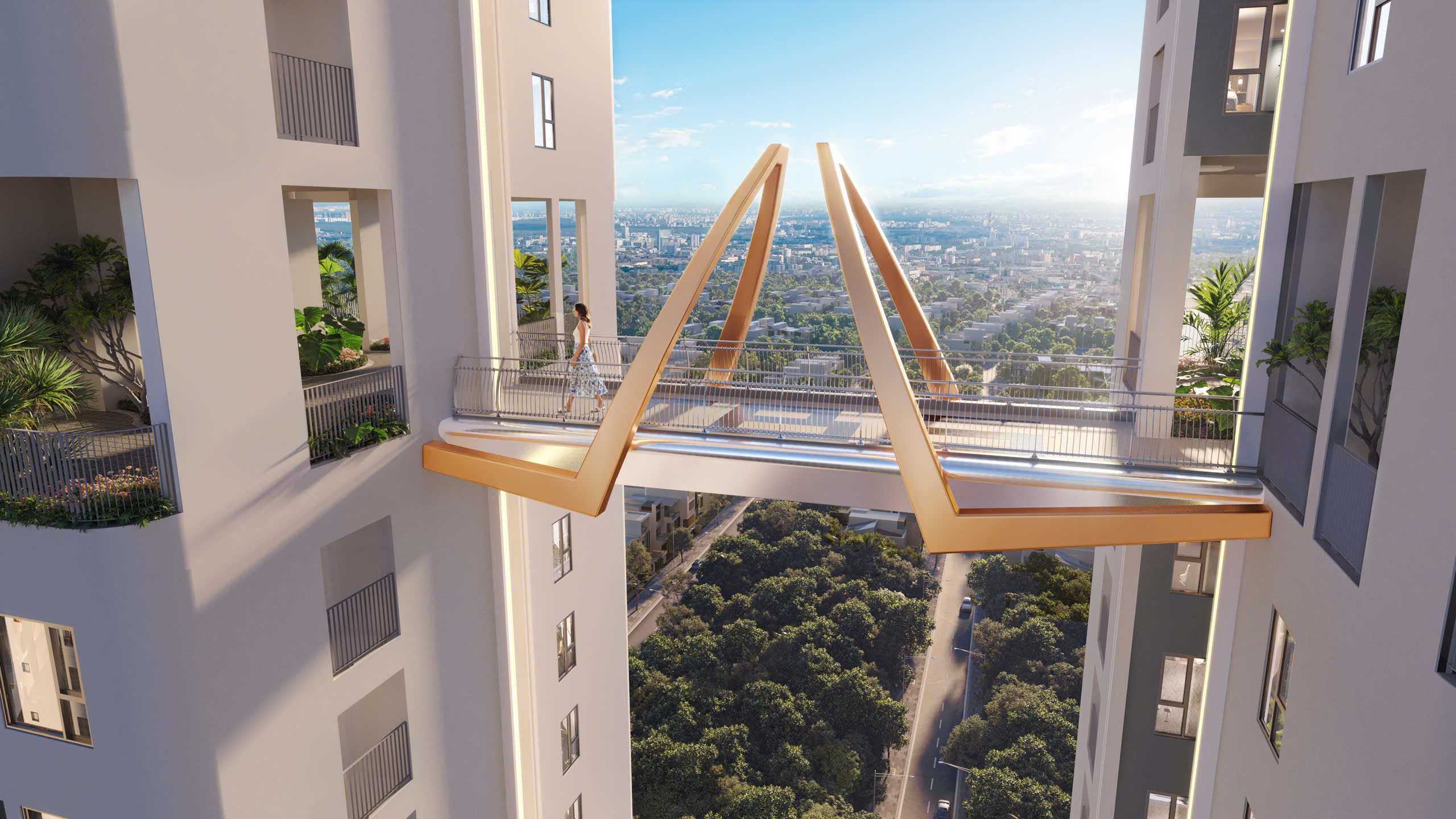 Cầu đi bộ trên không Sky Bridge