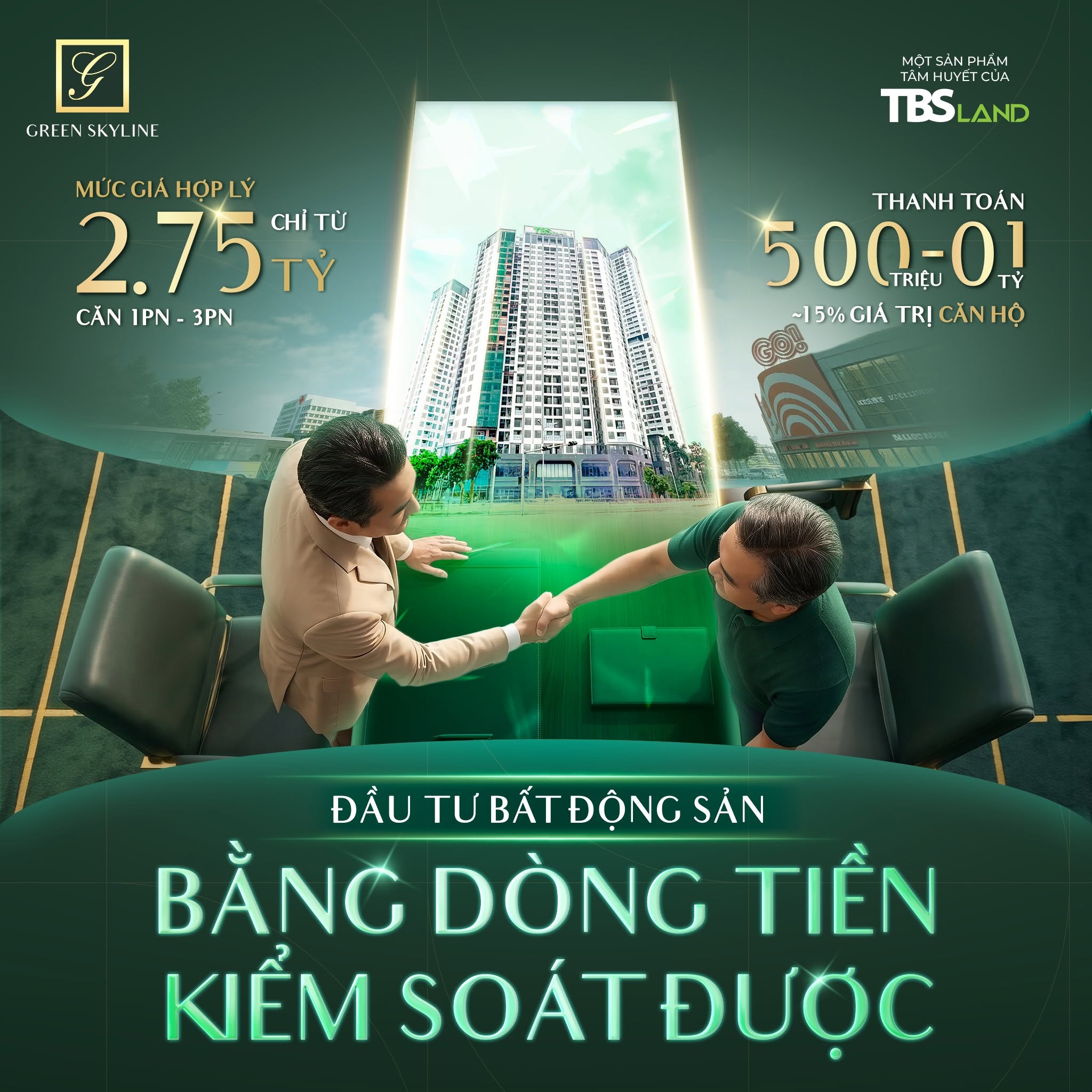 Đầu tư bất động sản kiểm soát dòng tiền