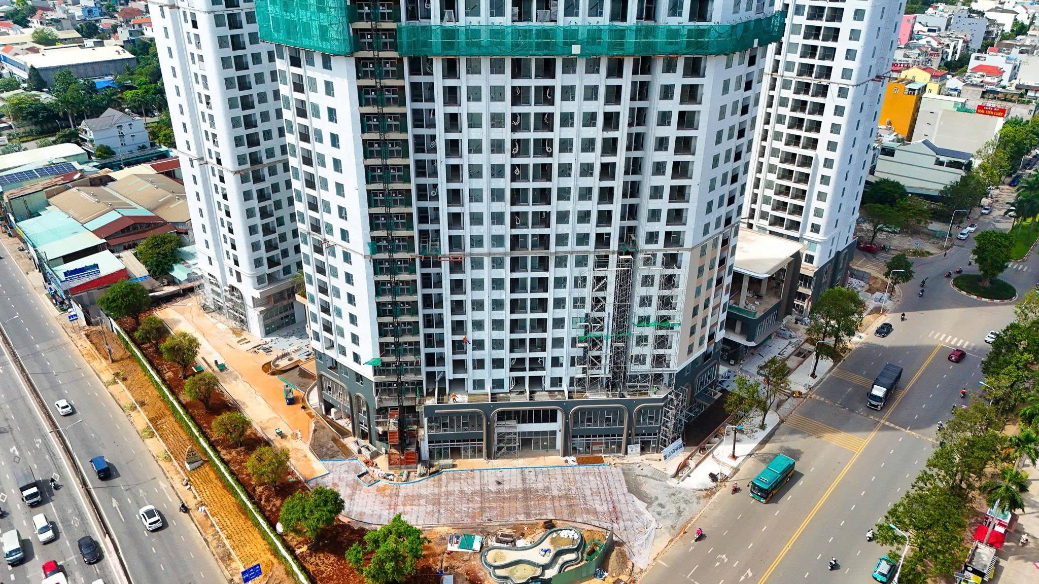 Hình ảnh thực tế dự án Green Skyline Quốc Lộ 1K