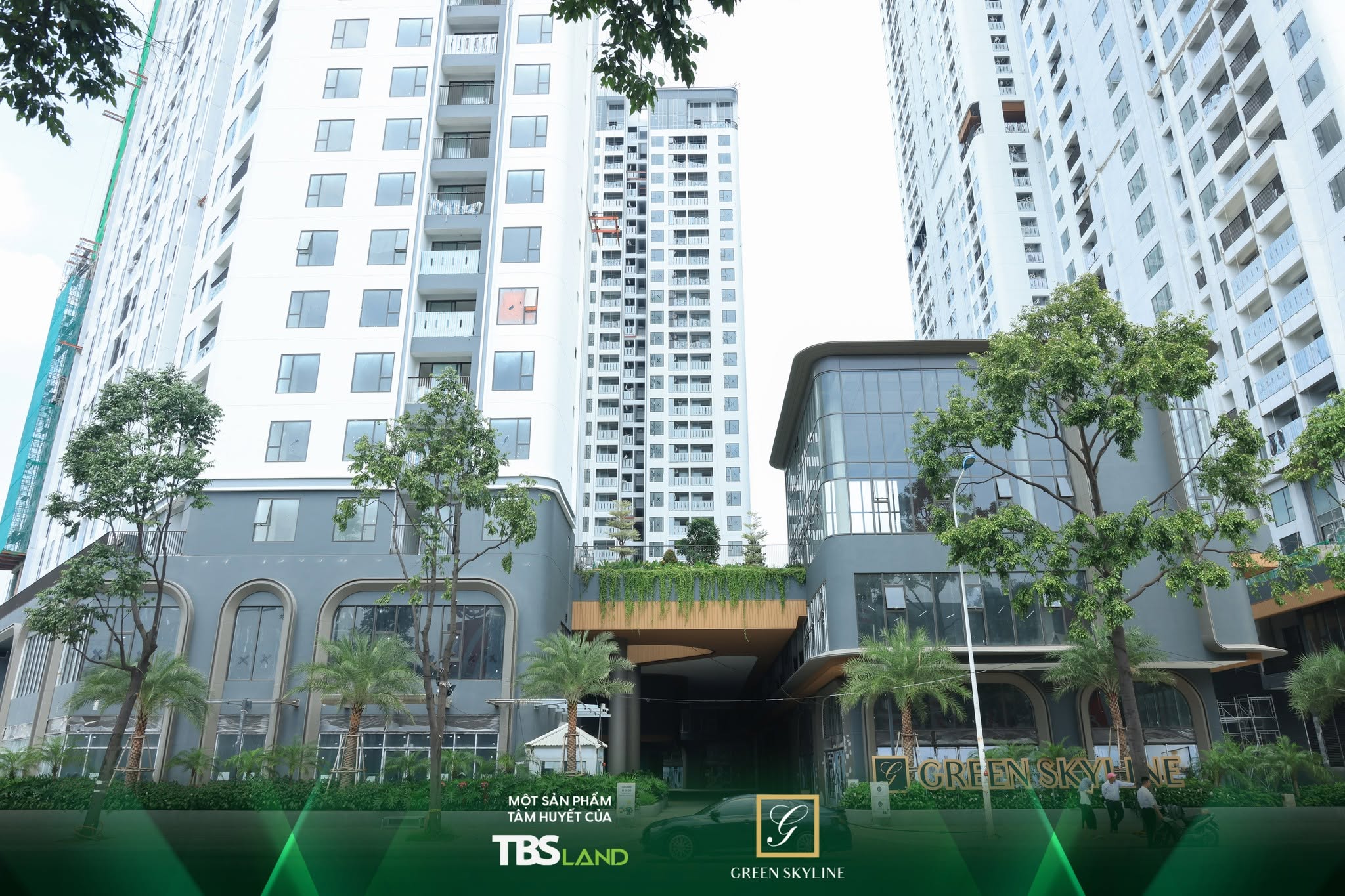 Hình ảnh thực tế Shophouse Green Skyline