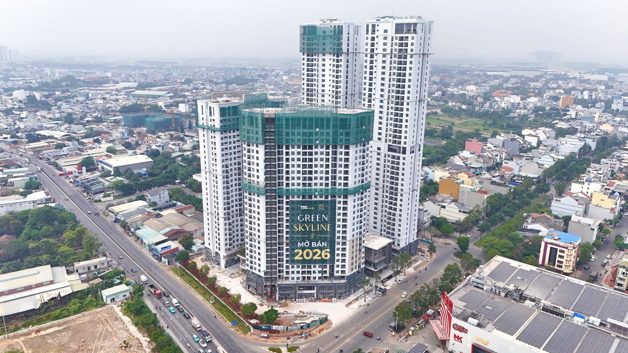 Hình thực tế dự án căn hộ Green Skyline TBS