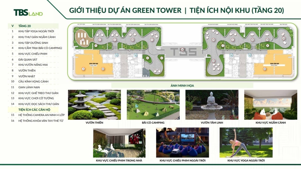 Tiện ích tầng 20