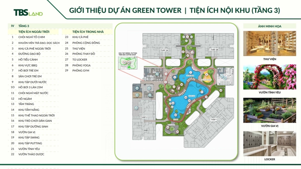 Tiện ích tầng 3