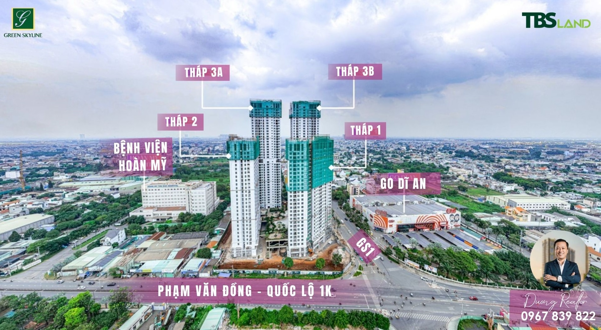 Vị trí dự án Green Skyline - Hình ảnh thực tế